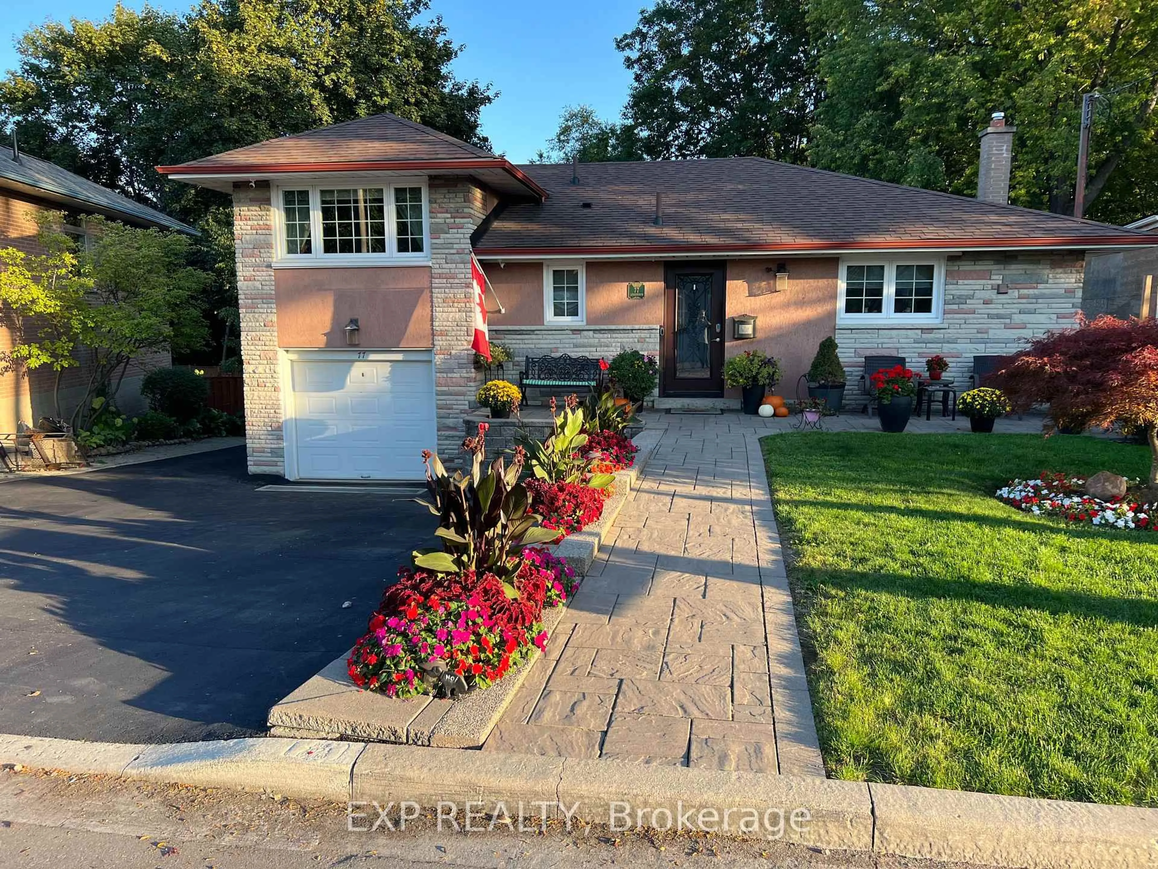 Home with brick exterior material, street for 77 Letchworth Cres, Toronto Ontario M3M 1Z1