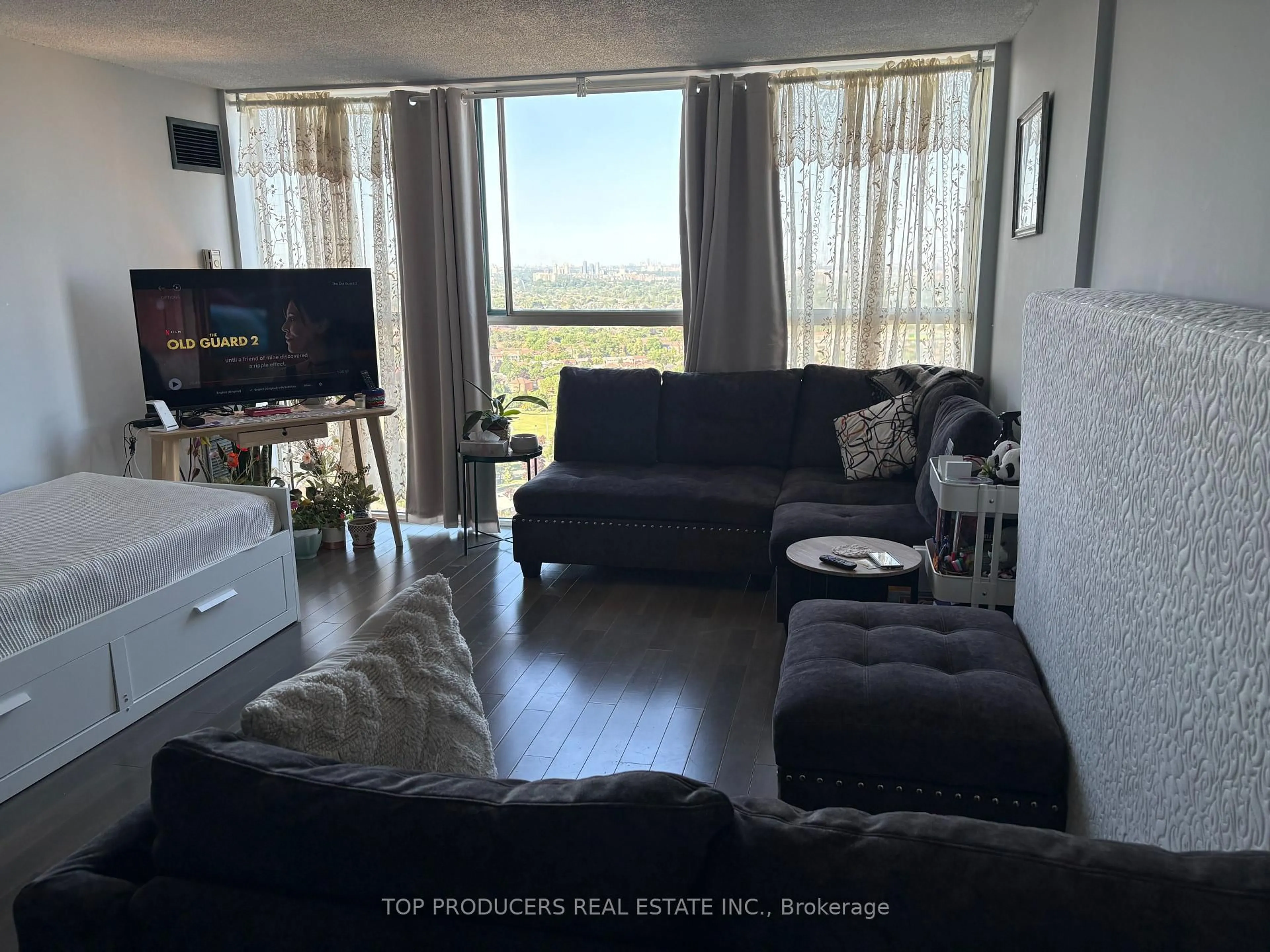 Living room with furniture, unknown for 4205 Shipp Dr #2706, Mississauga Ontario L4Z 2Y9