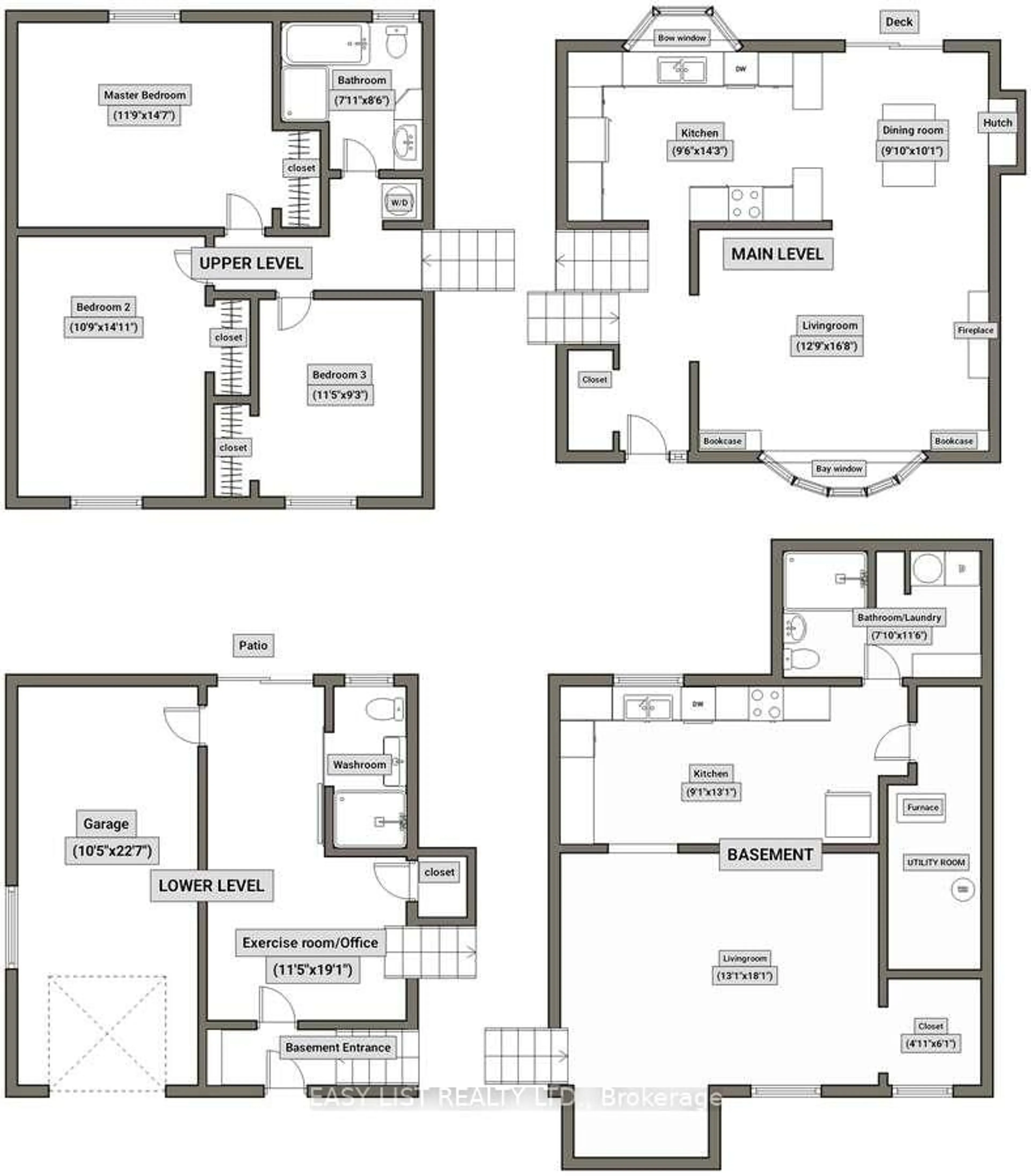 Floor plan for 193 Pine Cove Rd, Burlington Ontario L7N 1W1