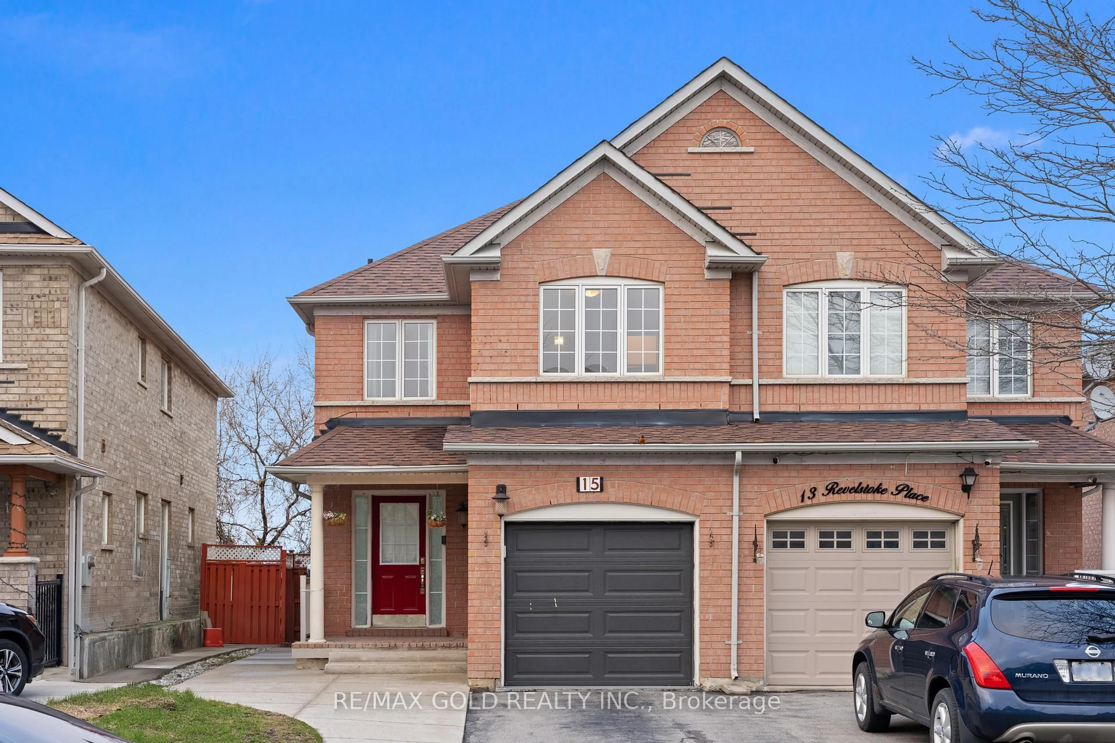 Home with brick exterior material, street for 15 Revelstoke Pl, Brampton Ontario L6R 3G3