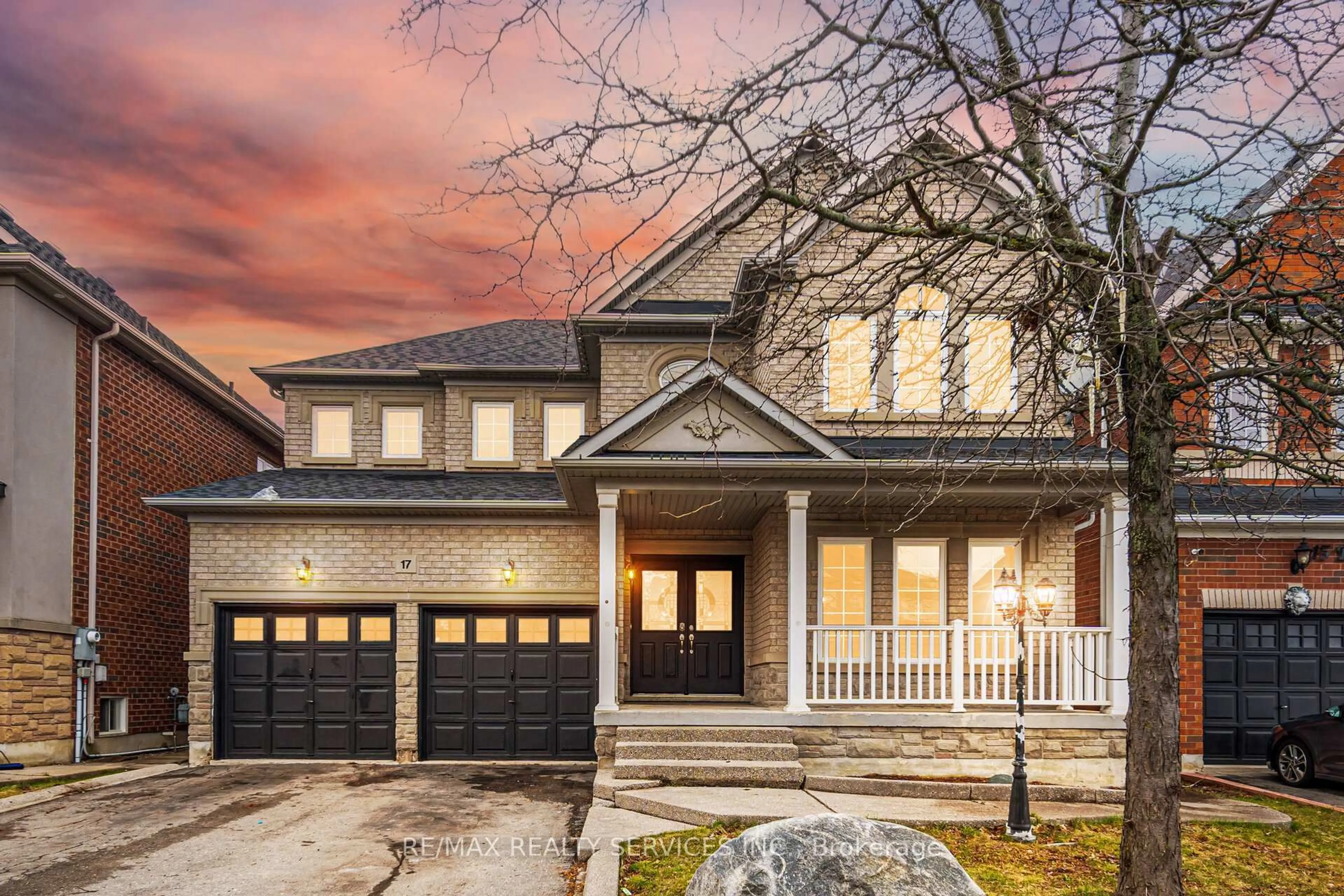 Home with brick exterior material, street for 17 Donherb Cres, Caledon Ontario L7C 1E3