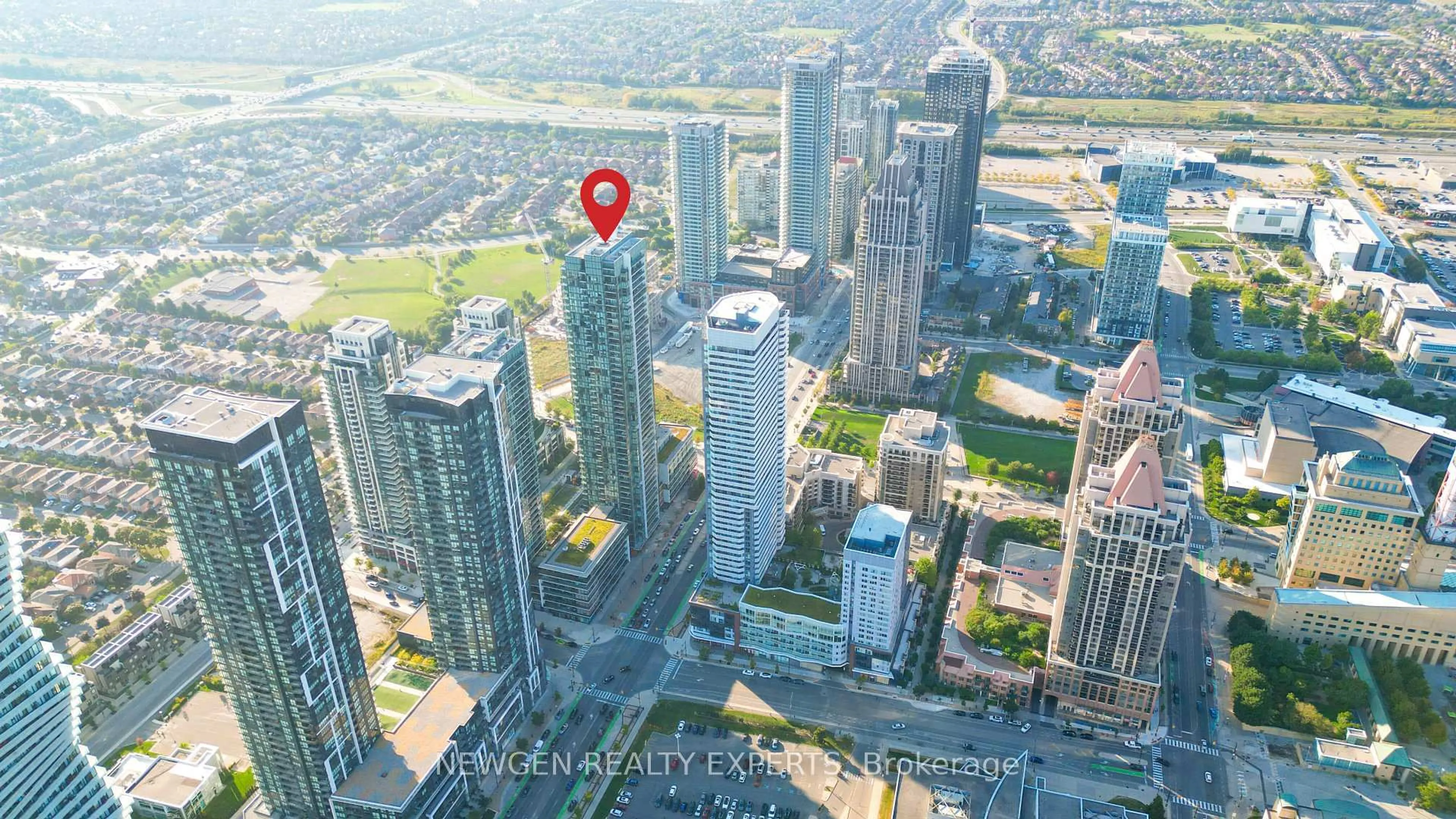 Picture of a map for 4070 Confederation Pkwy #2908, Mississauga Ontario L5B 0E9