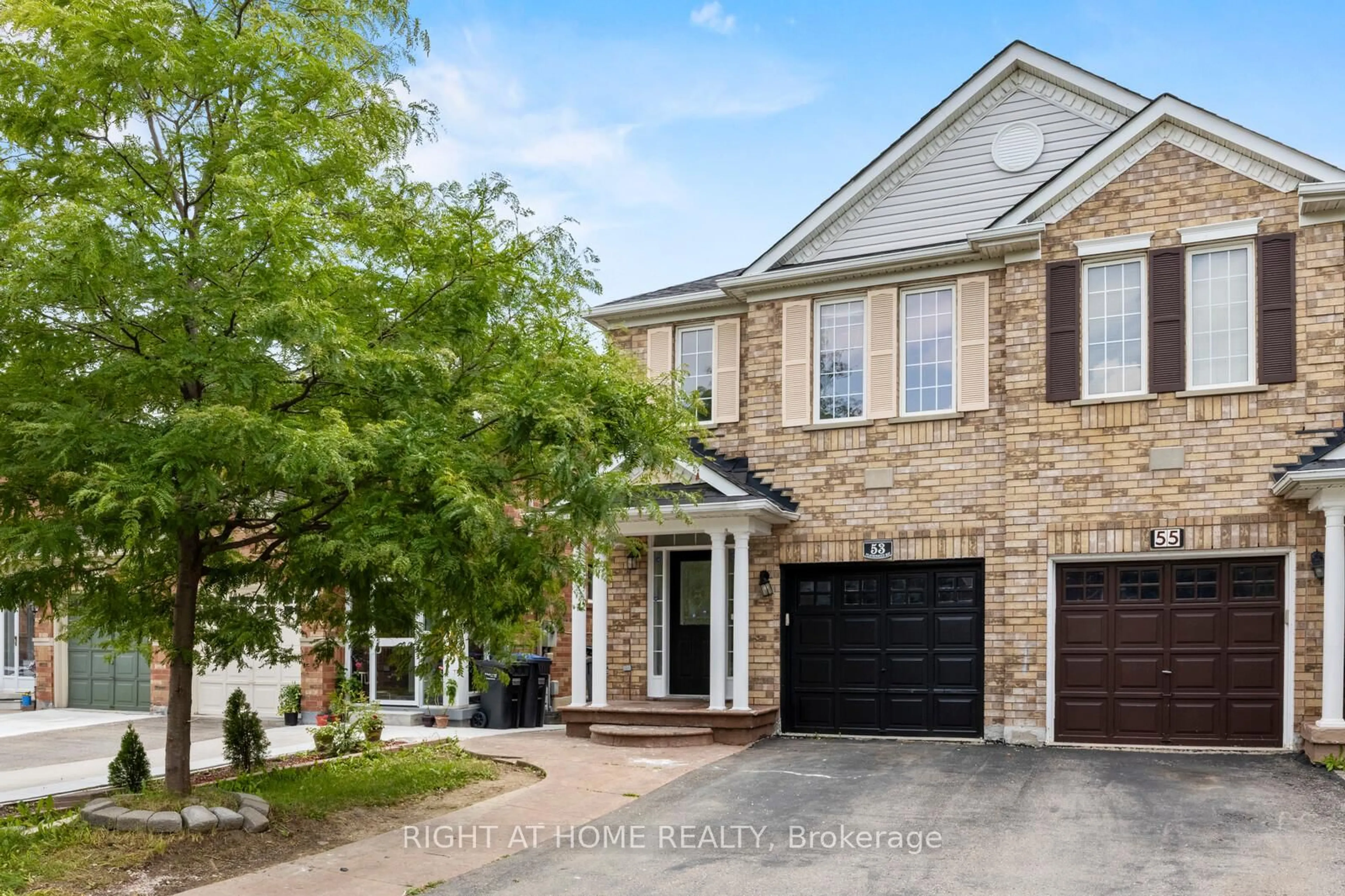 Home with brick exterior material, street for 53 Feather Reed Way, Brampton Ontario L6R 2Z7
