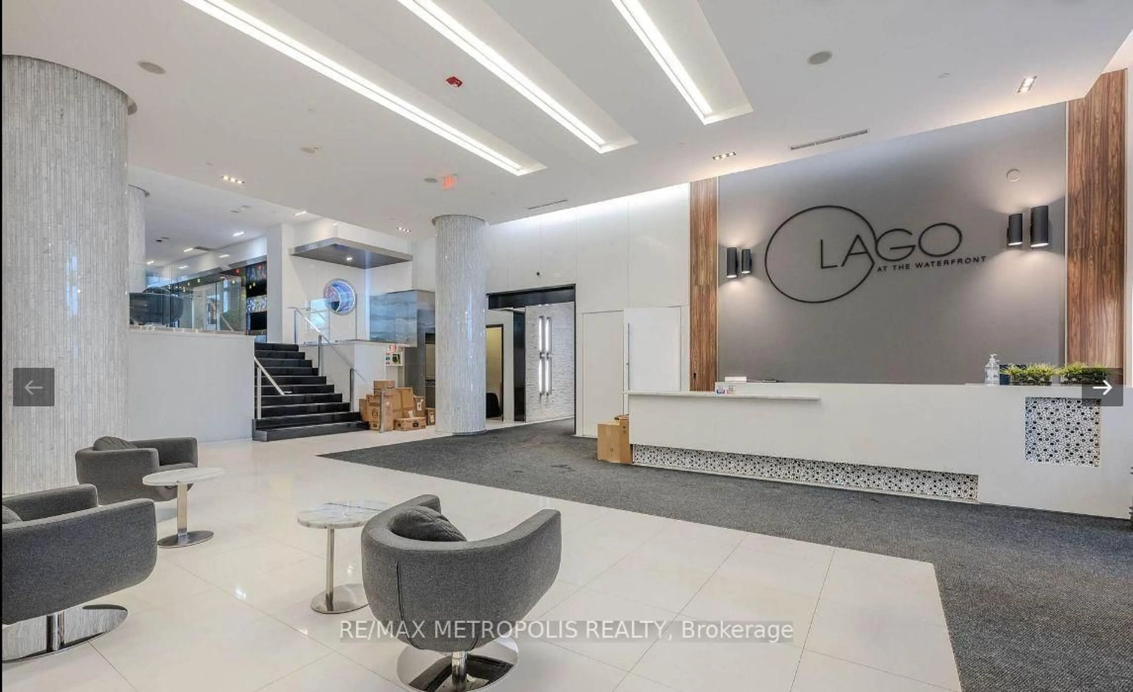 Lobby for 56 Annie Craig Dr #3307, Toronto Ontario M8V 0C8