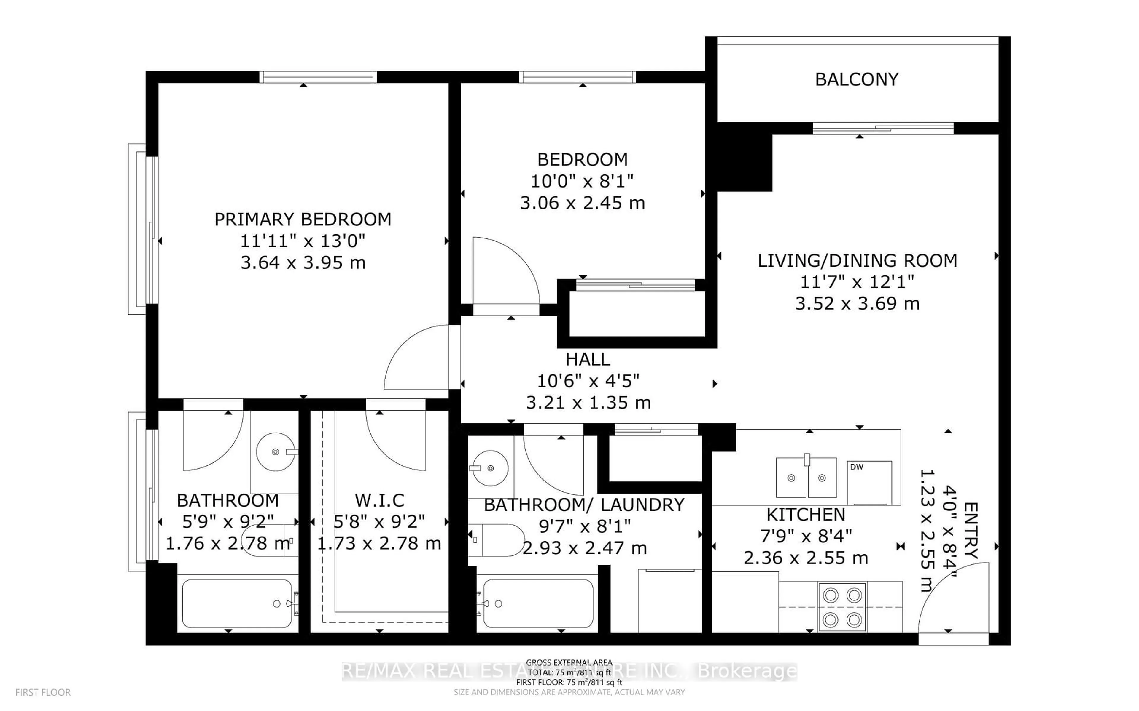 Floor plan for 2486 Old Bronte Rd #706, Oakville Ontario L6M 0Y4