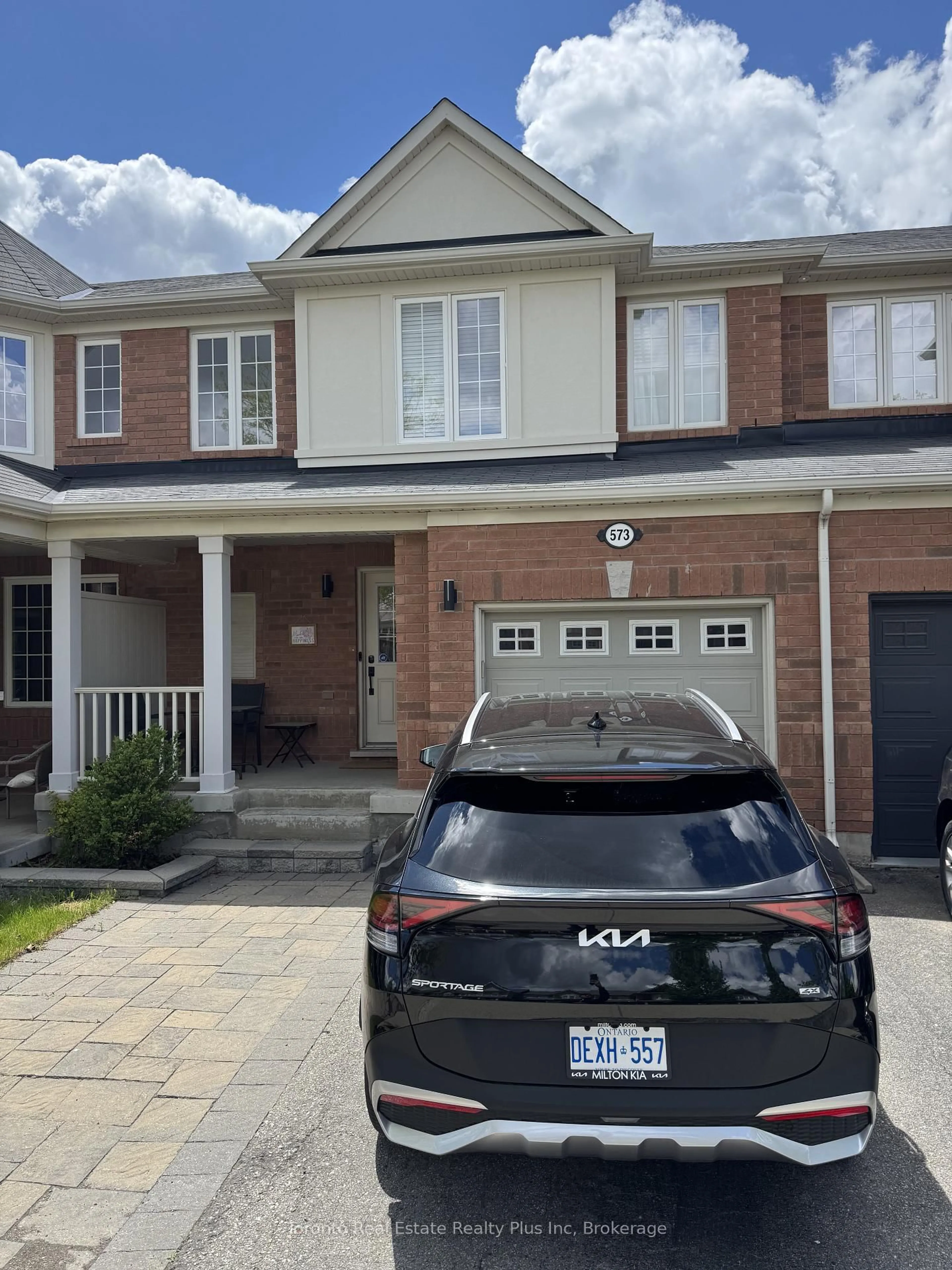 Home with brick exterior material, street for 573 Cargill Path, Milton Ontario L9T 7R5
