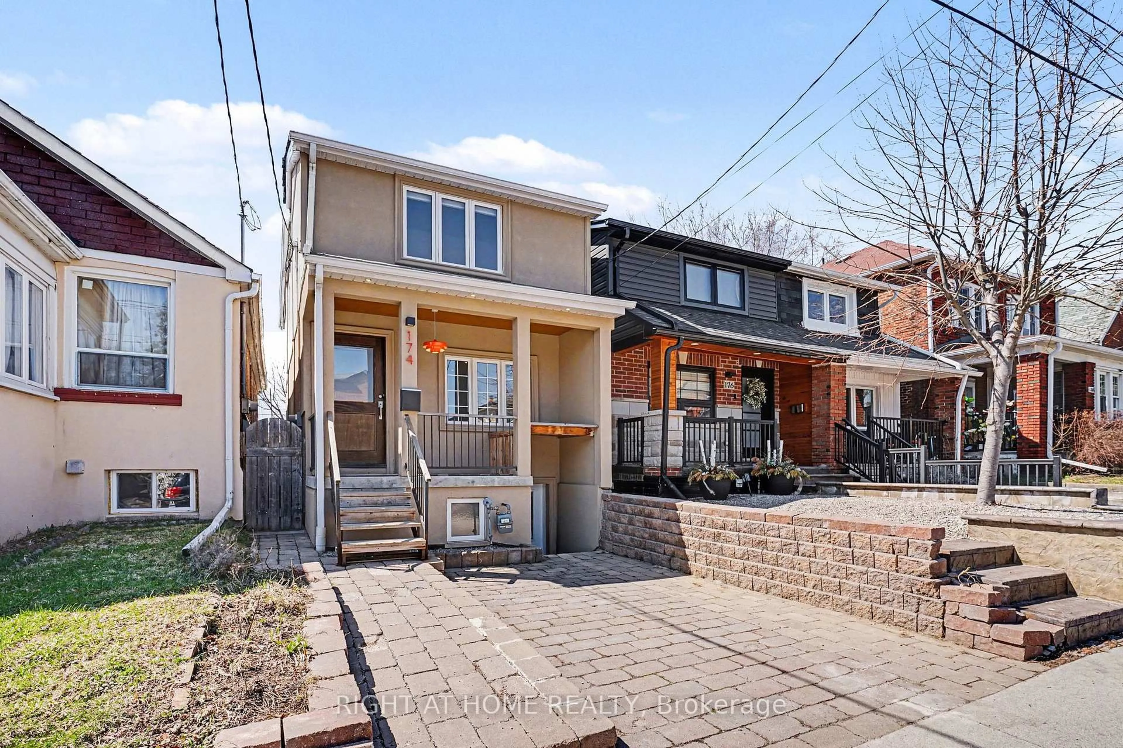 Home with brick exterior material, street for 174 Rosethorn Ave, Toronto Ontario M6N 3L4