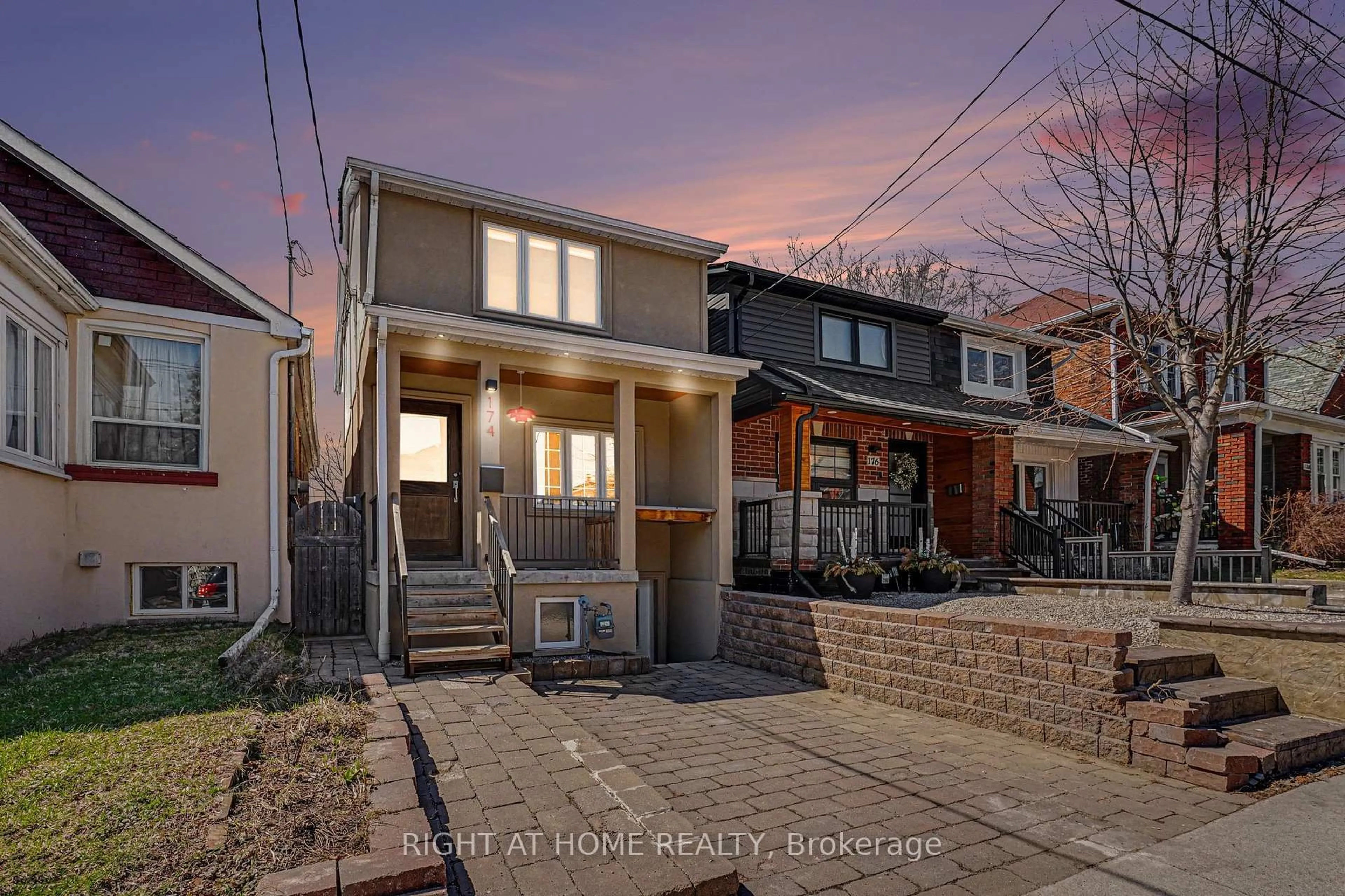 Home with brick exterior material, street for 174 Rosethorn Ave, Toronto Ontario M6N 3L4