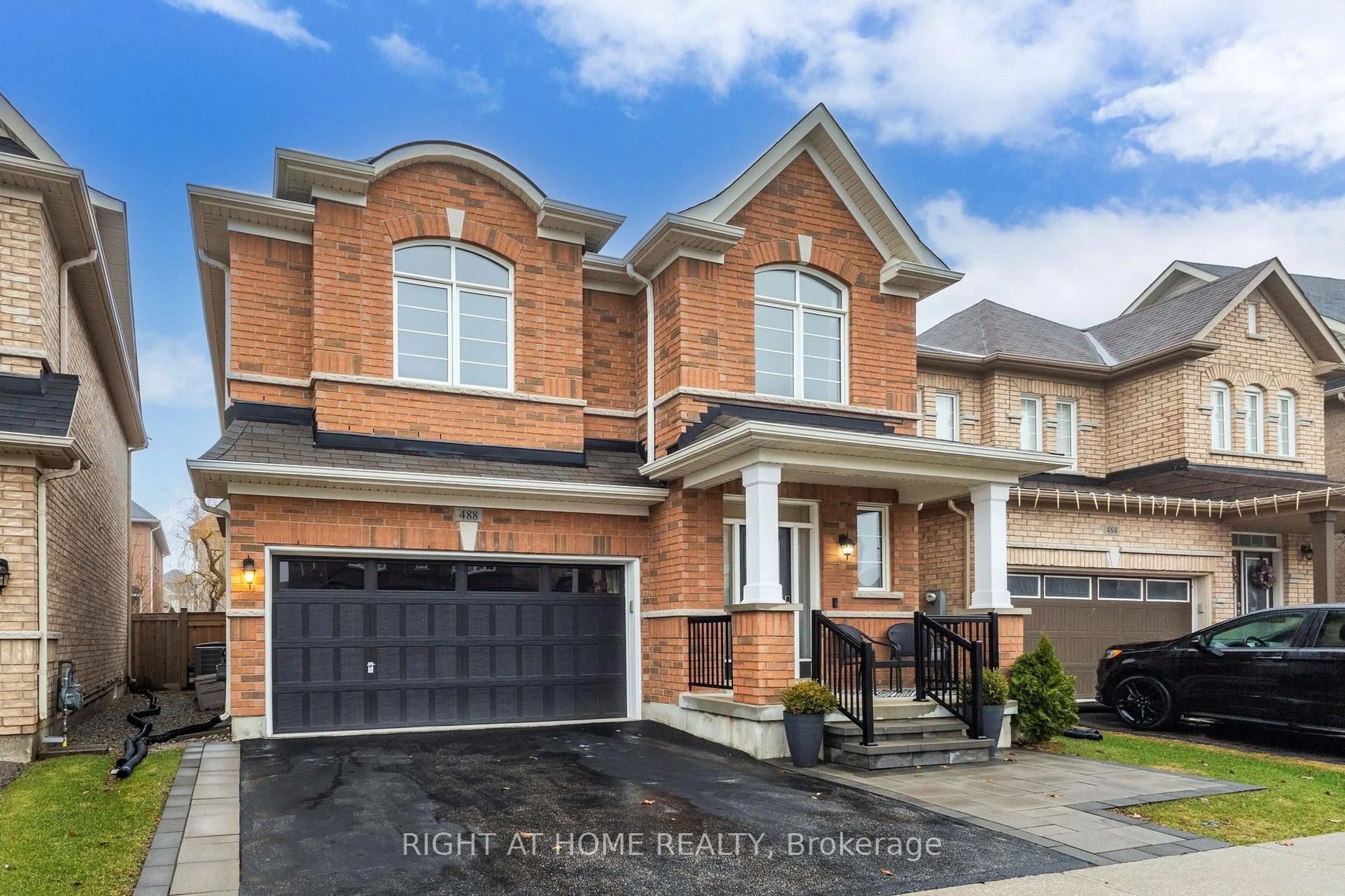 Home with brick exterior material, street for 488 Mcgibbon Dr, Milton Ontario L9T 8T7