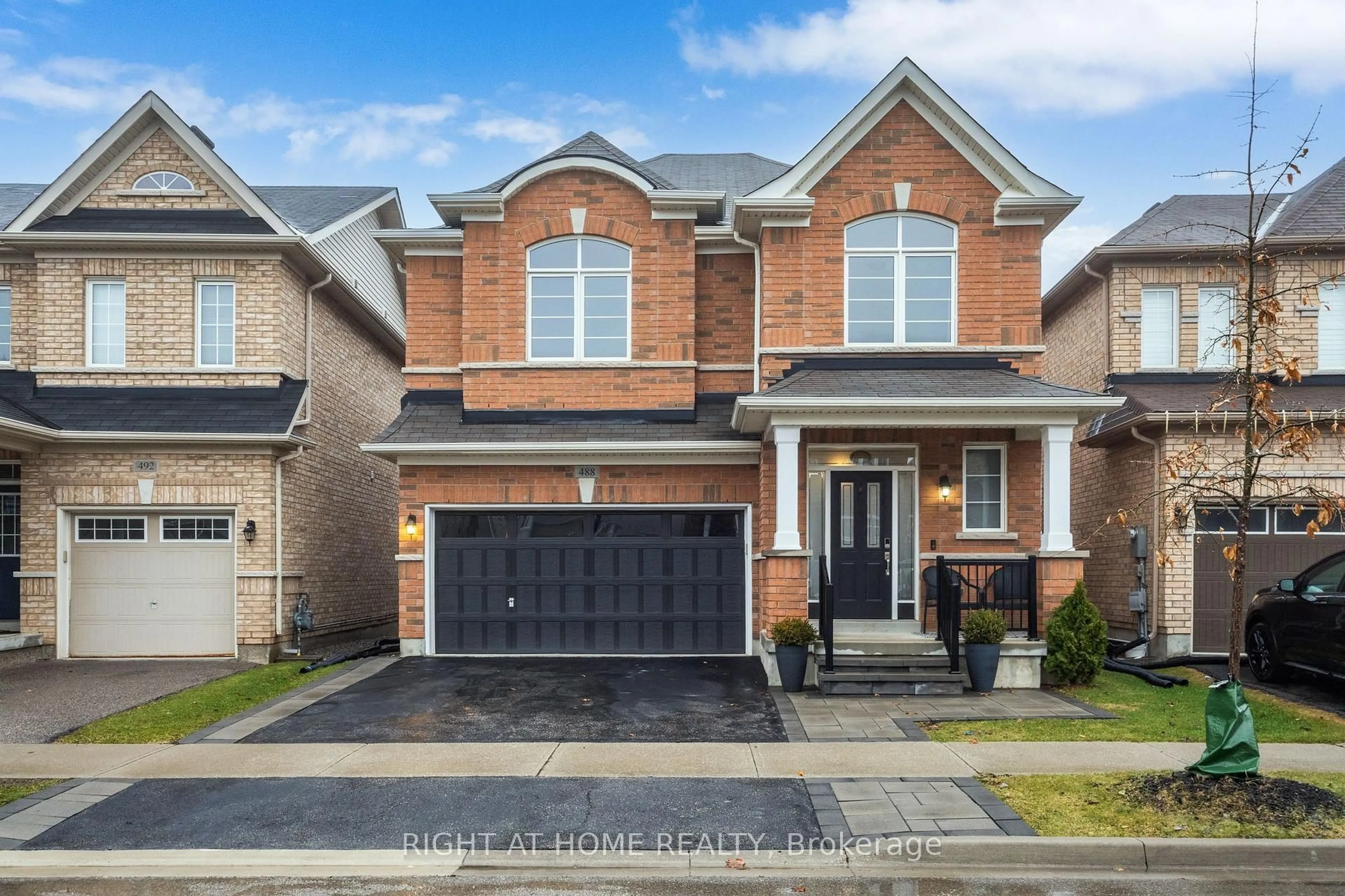 Home with brick exterior material, street for 488 Mcgibbon Dr, Milton Ontario L9T 8T7
