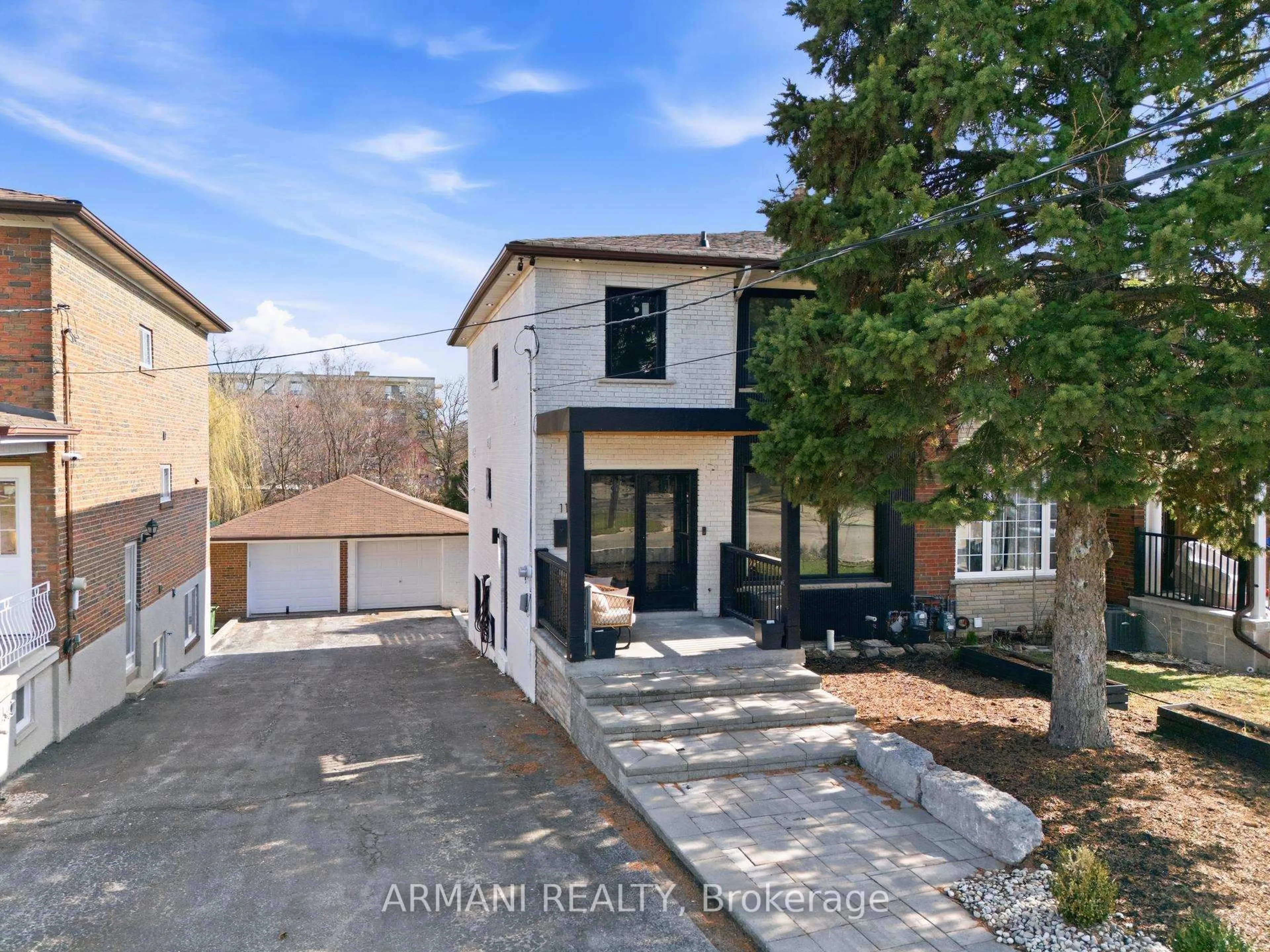 Home with brick exterior material, street for 11 Gotham Crt, Toronto Ontario M6M 2N9