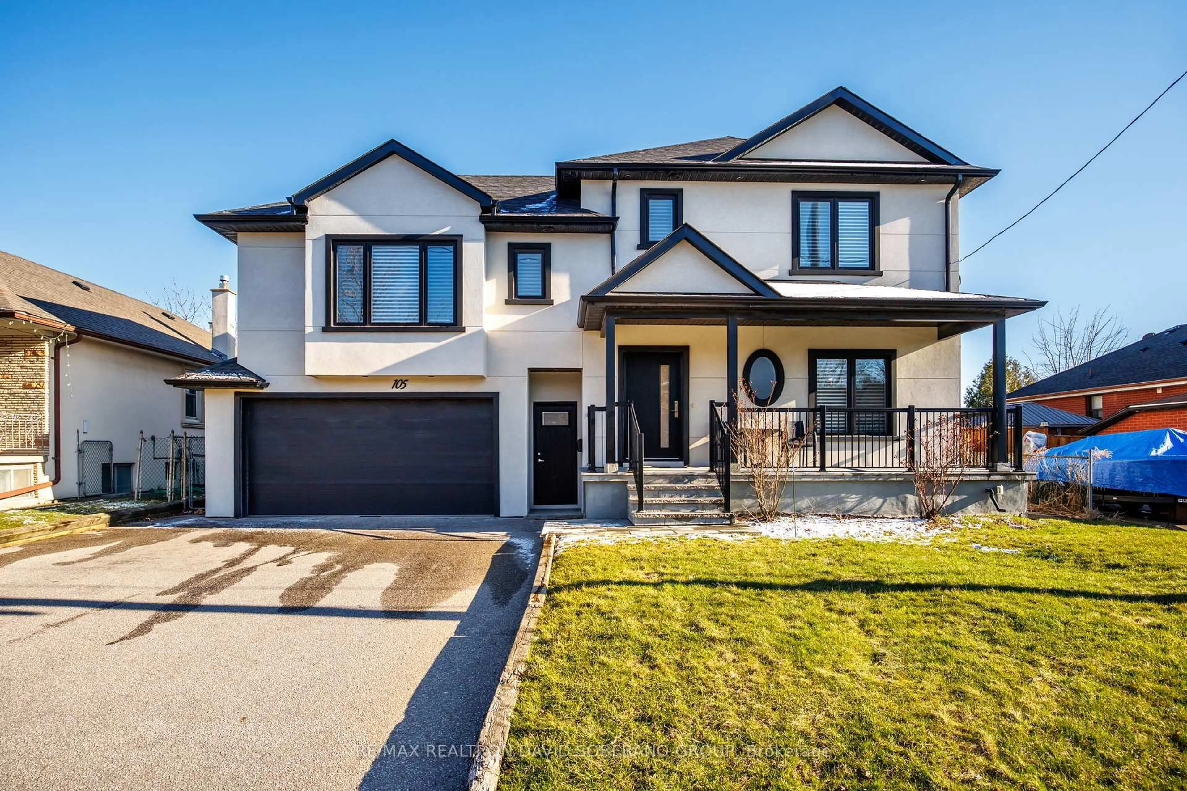 Home with brick exterior material, street for 105 Winston Park Blvd, Toronto Ontario M3K 1C4