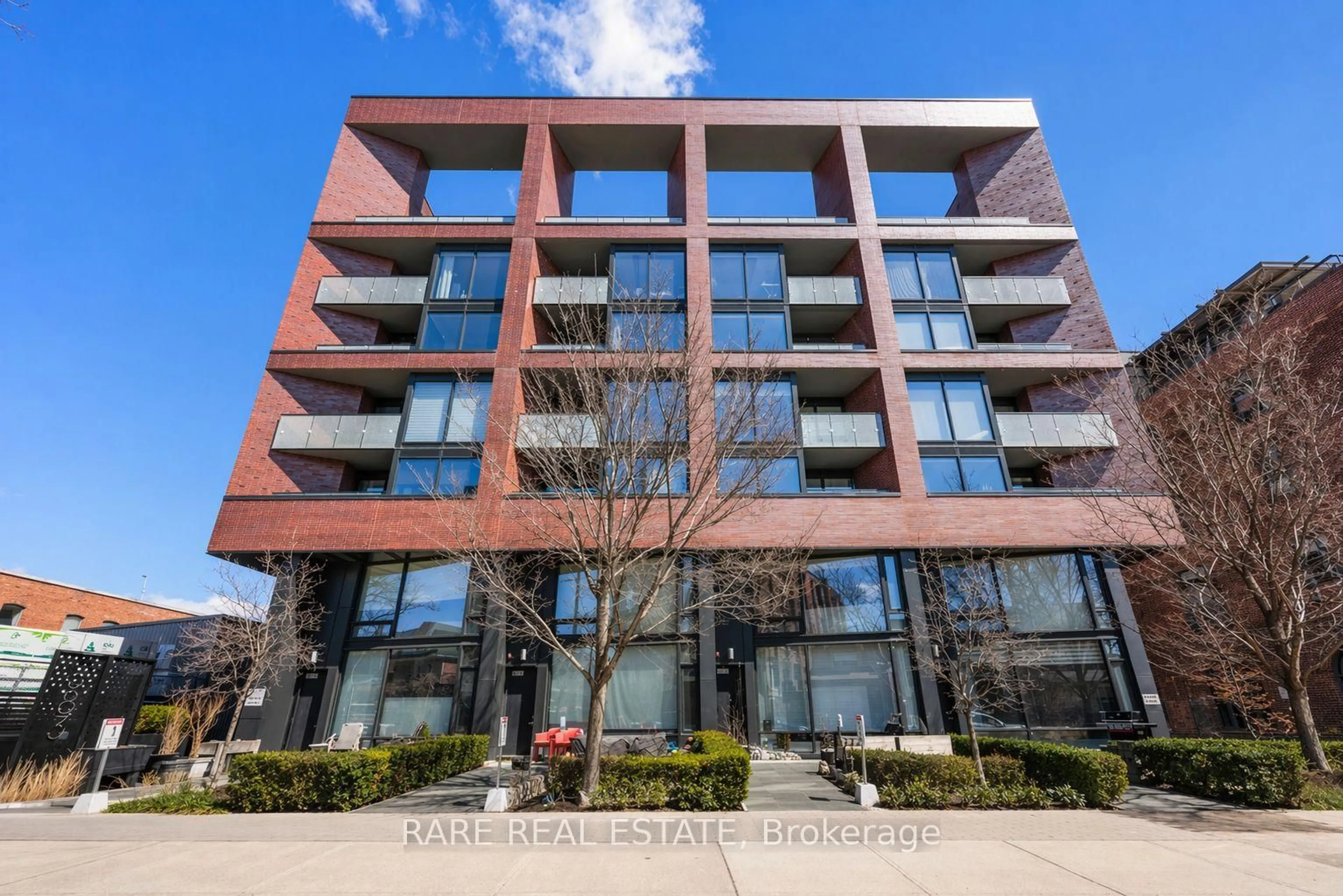 Home with brick exterior material, building for 383 Sorauren Ave #610, Toronto Ontario M6R 0A4