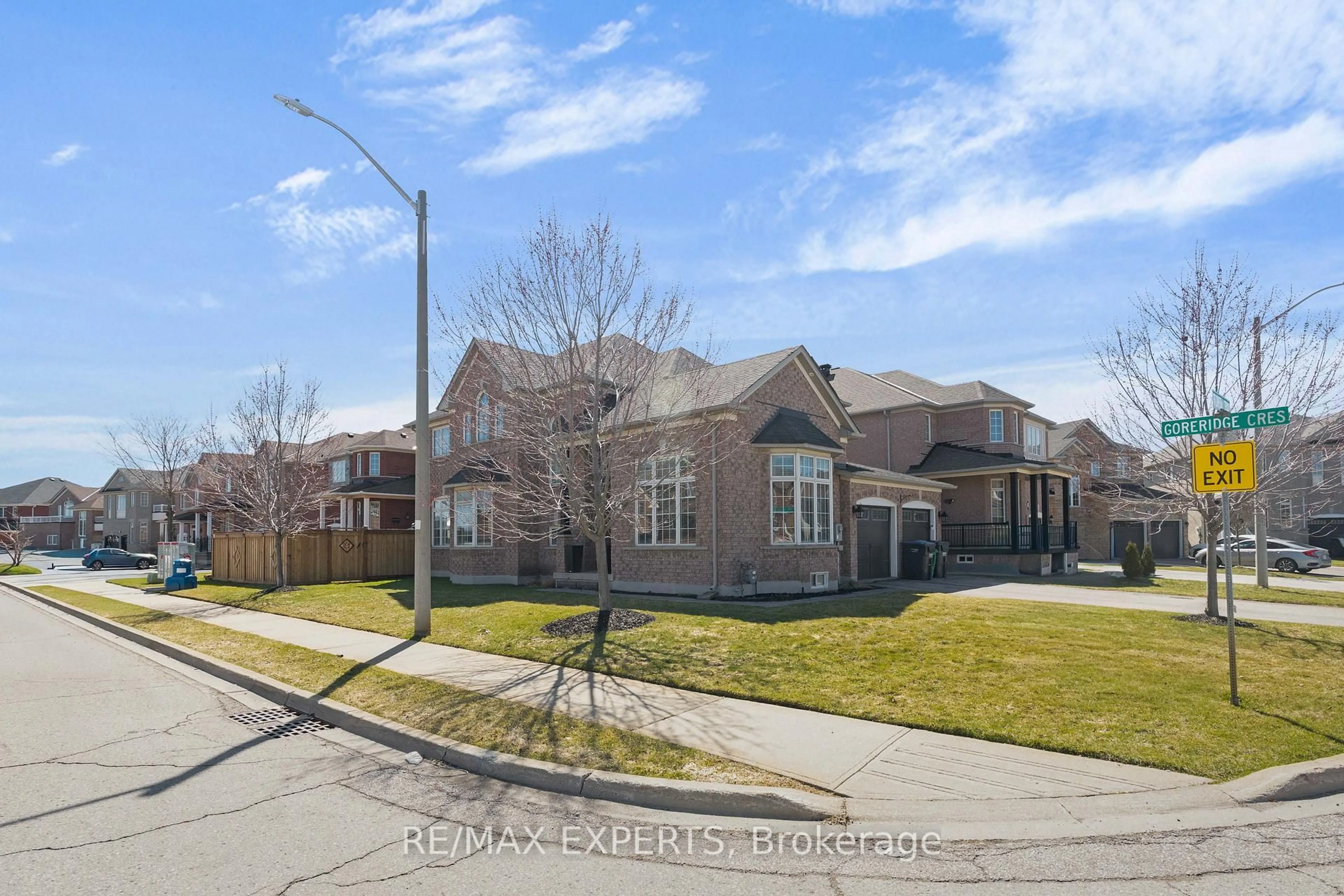 Home with brick exterior material, street for 52 Goreridge Cres, Brampton Ontario L6P 1P1