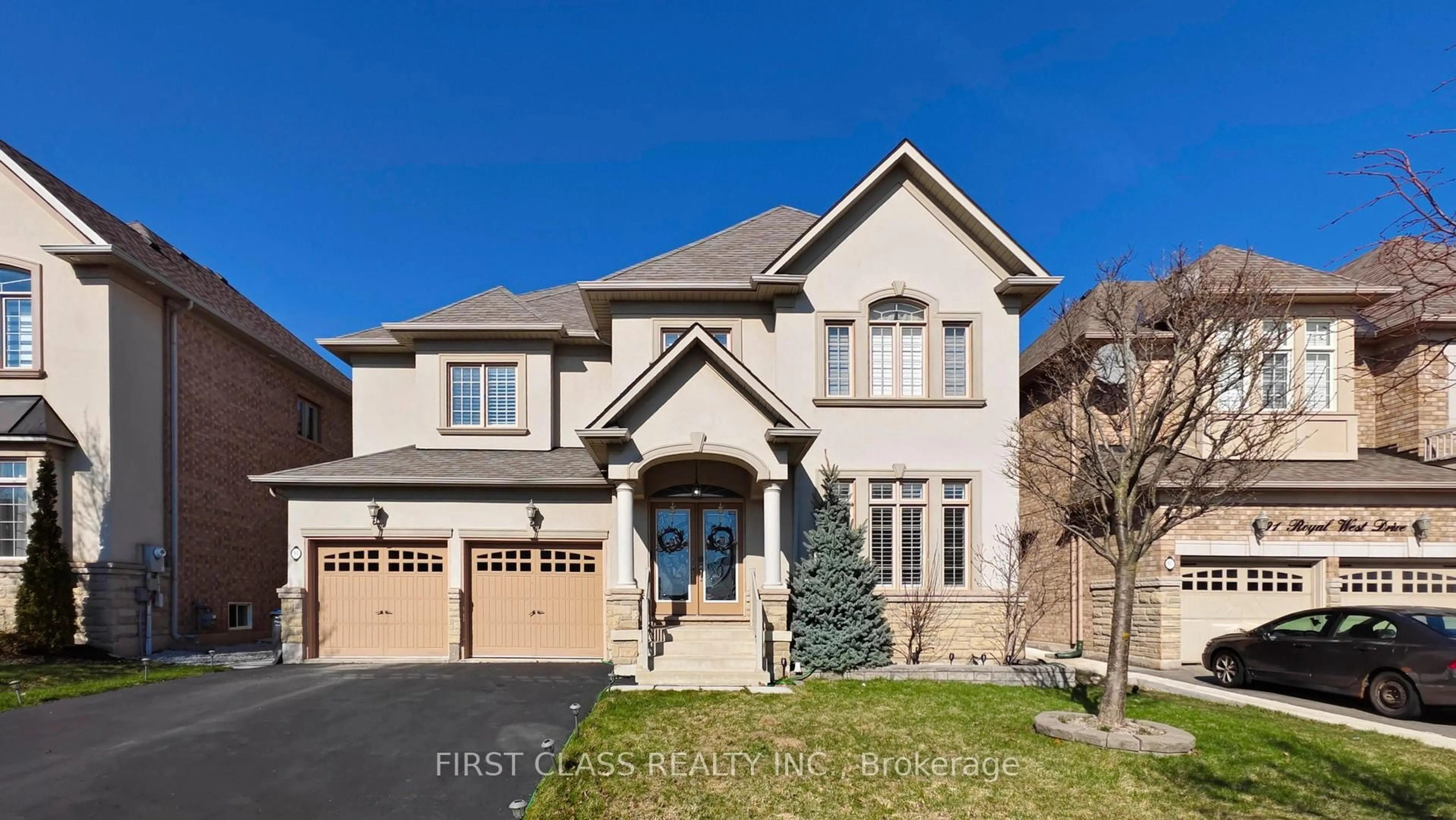 Home with brick exterior material, street for 93 Royal West Dr, Brampton Ontario L6X 0V8