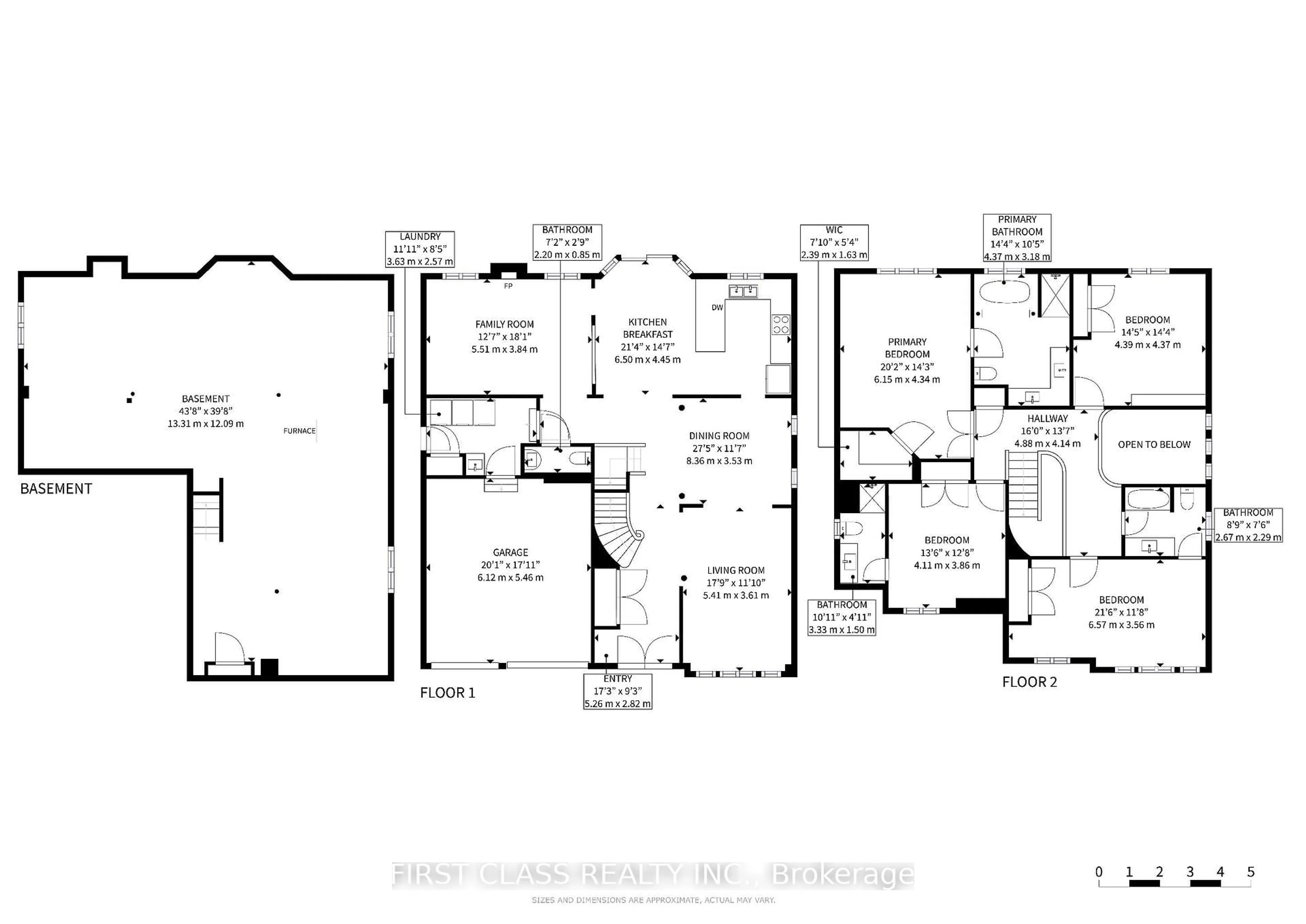 Floor plan for 93 Royal West Dr, Brampton Ontario L6X 0V8