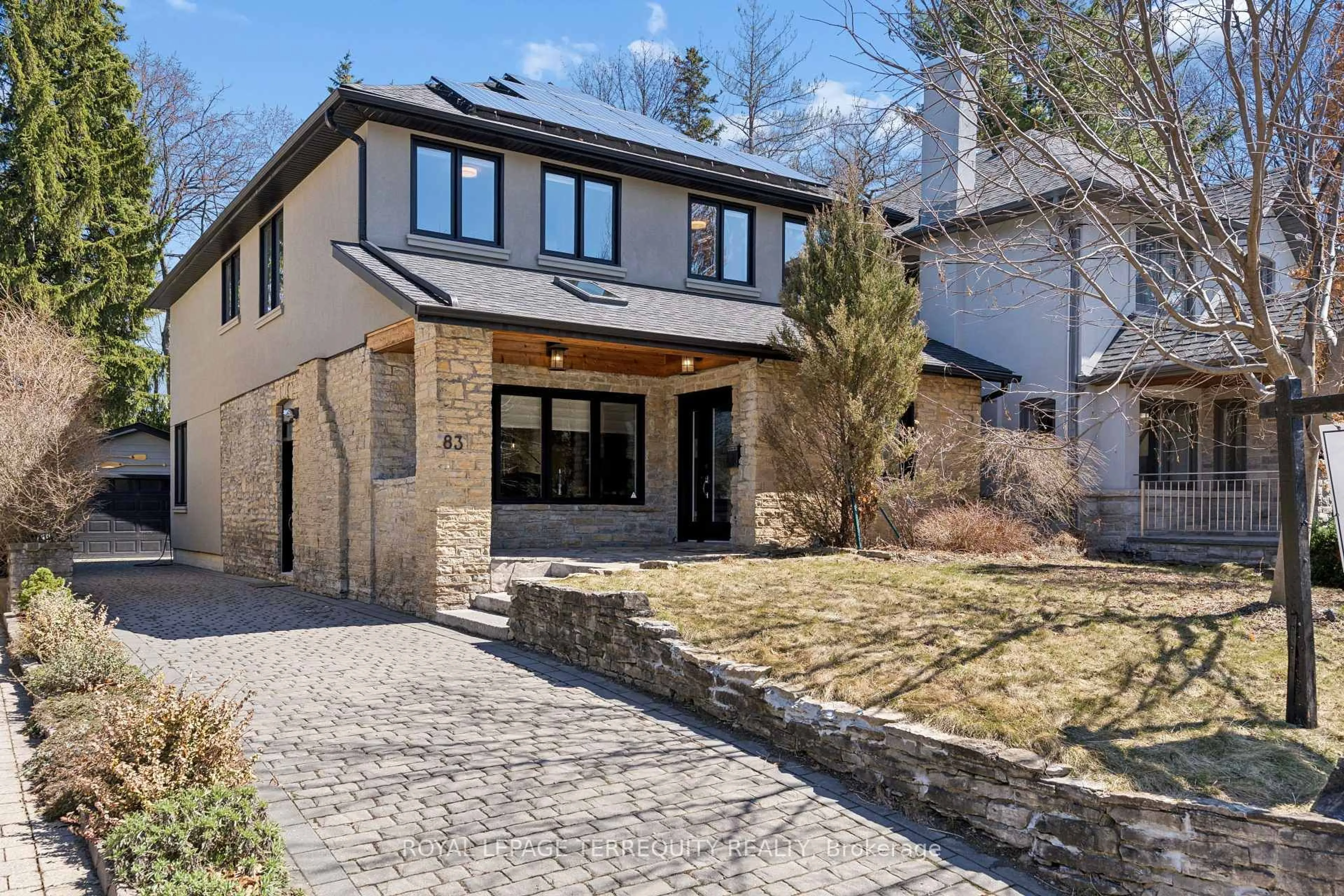 Home with brick exterior material, street for 83 Humbercrest Blvd, Toronto Ontario M6S 4L2