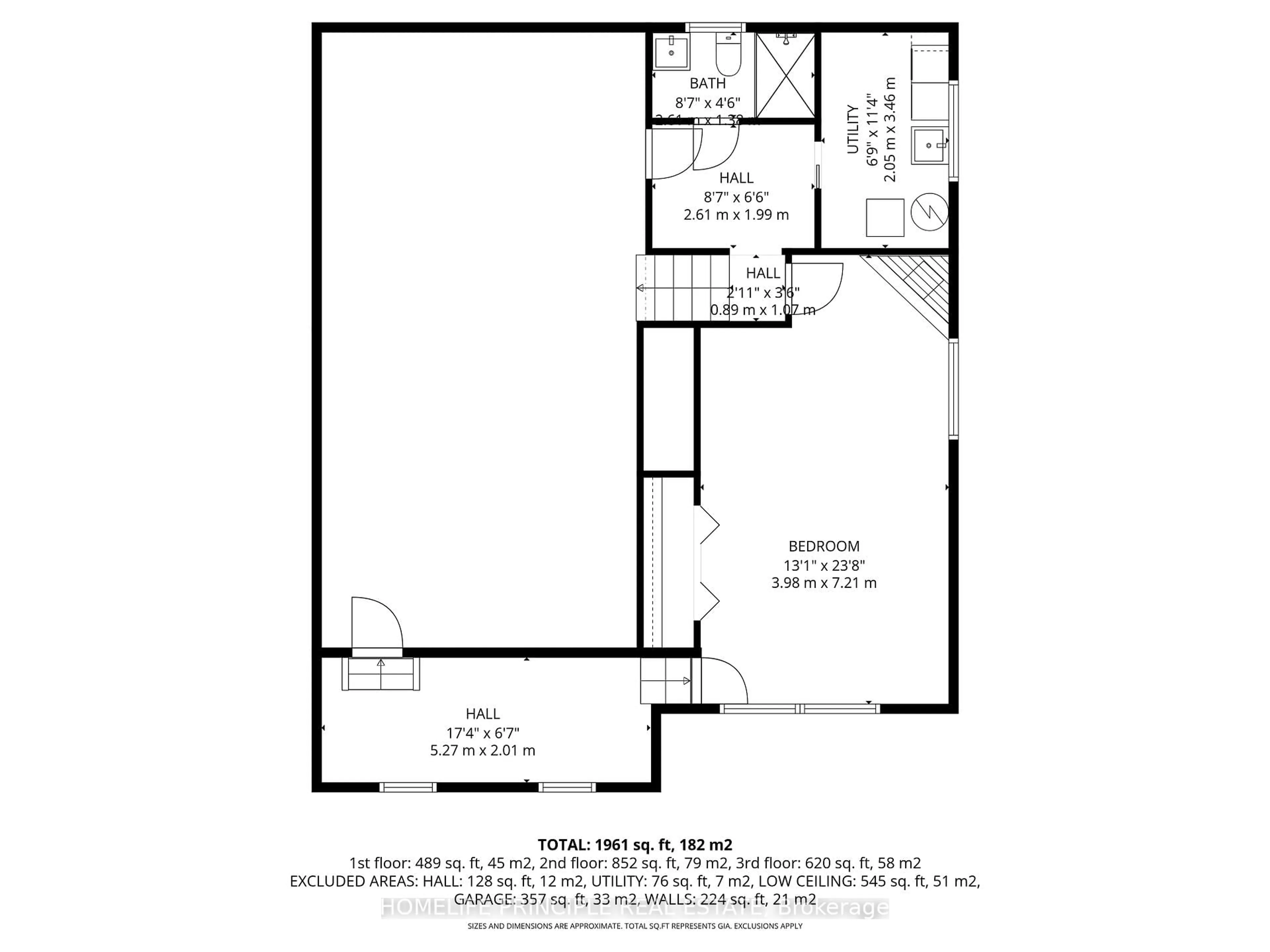 Floor plan for 101 Renault Cres, Toronto Ontario M9P 1J7