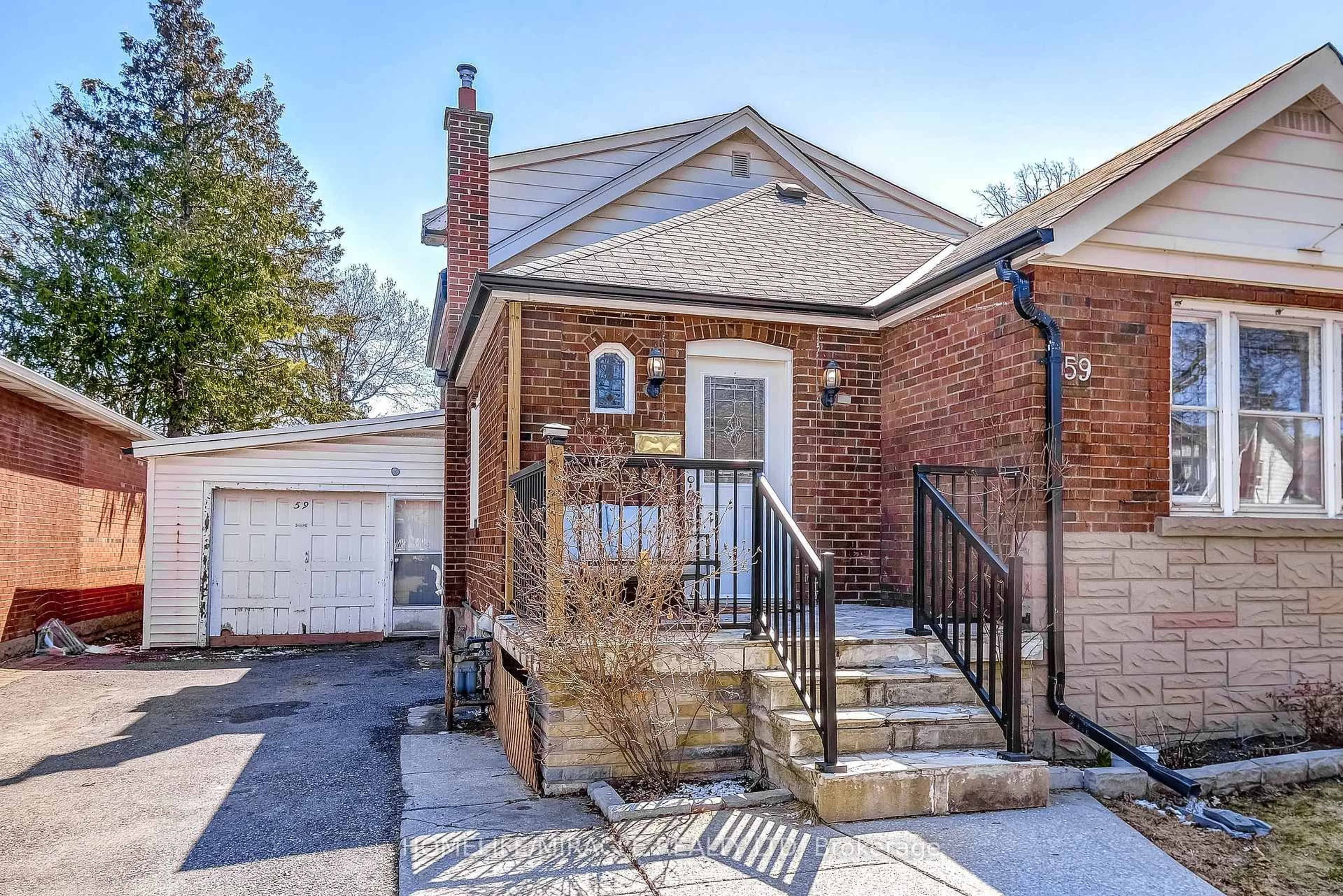 Home with brick exterior material, street for 59 Joseph St, Toronto Ontario M9N 2H9
