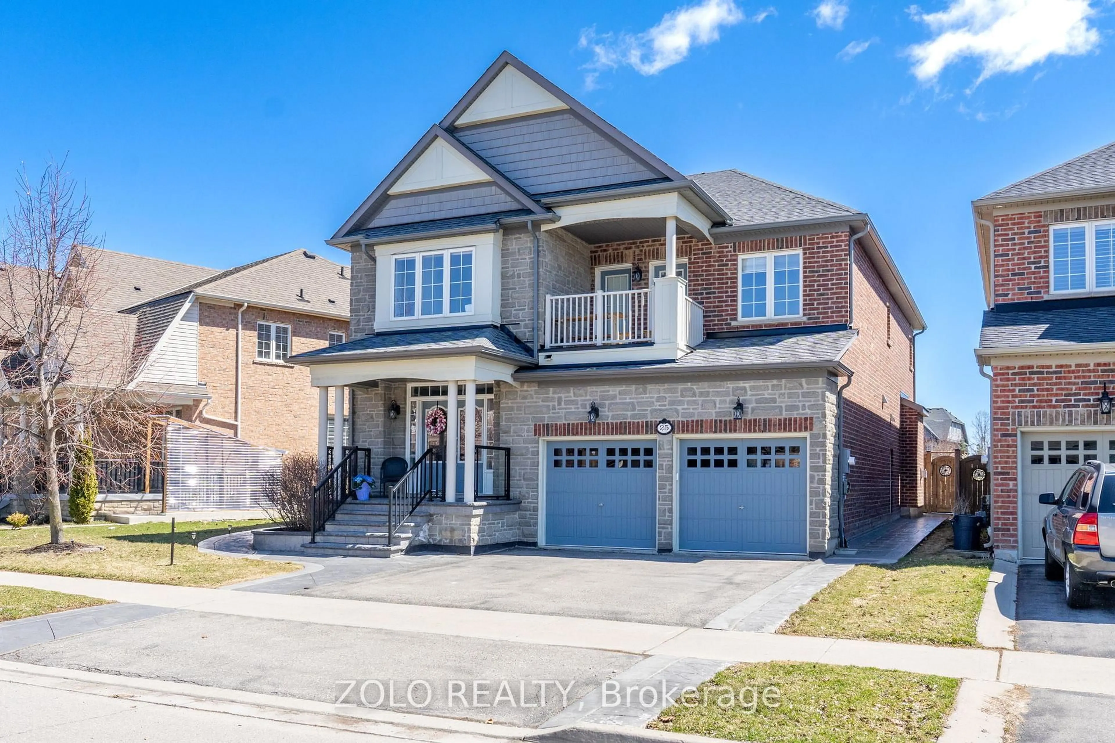 Home with brick exterior material, street for 25 Twistleton St, Caledon Ontario L7C 3V9