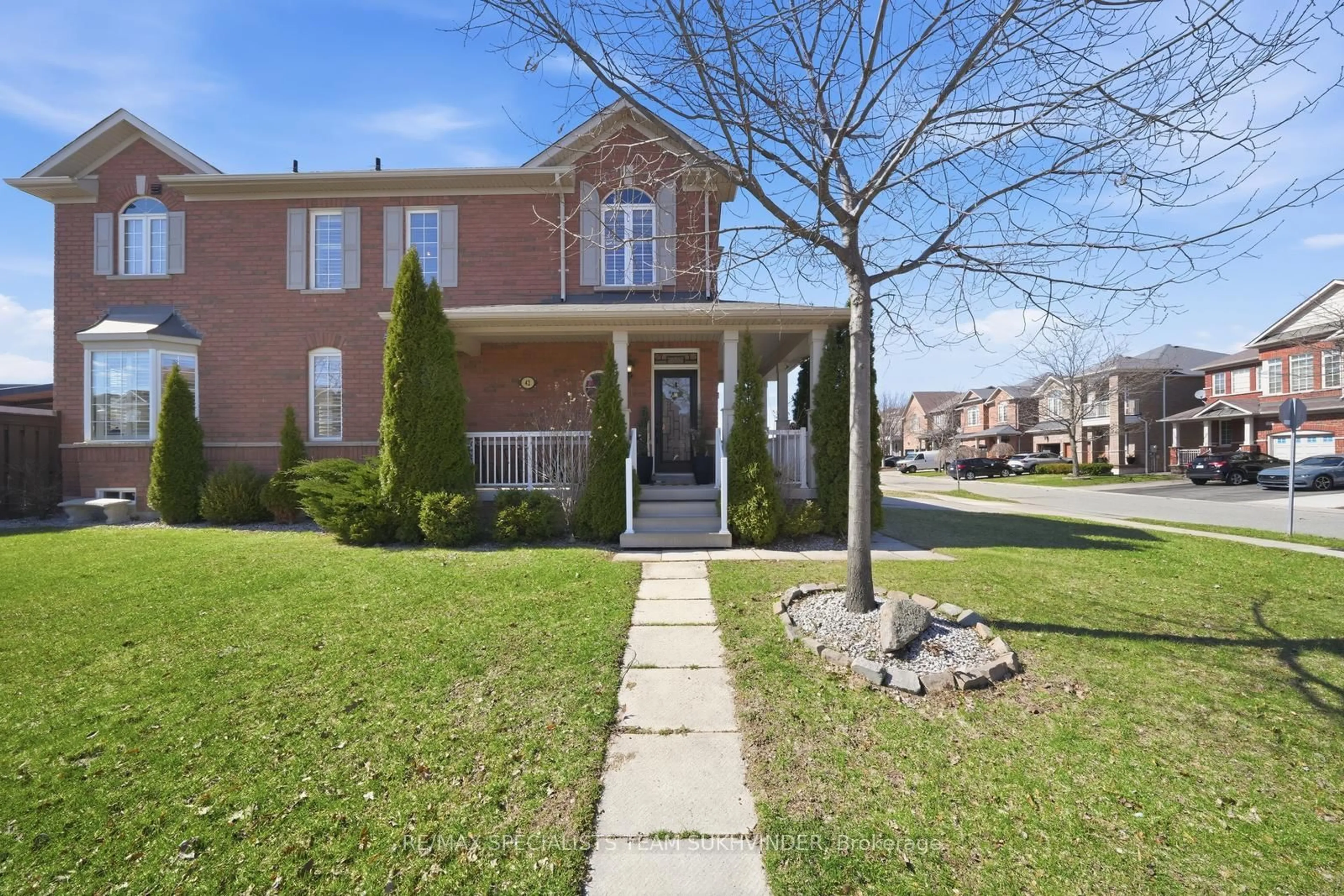 Home with brick exterior material, street for 42 Delphinium Way, Brampton Ontario L7A 0N4