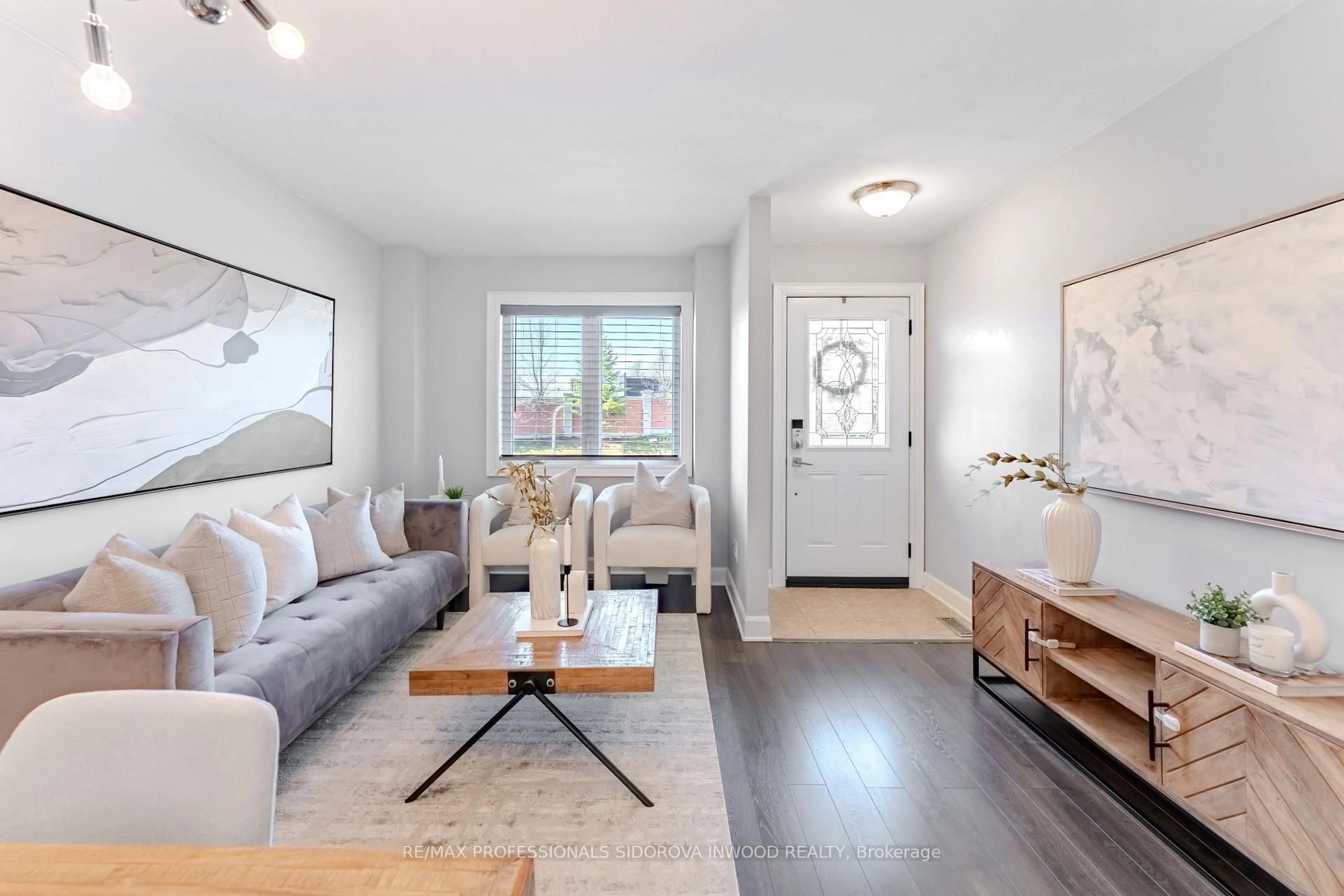 Living room with furniture, unknown for 224 Rosemount Ave #20, Toronto Ontario M9N 1M8