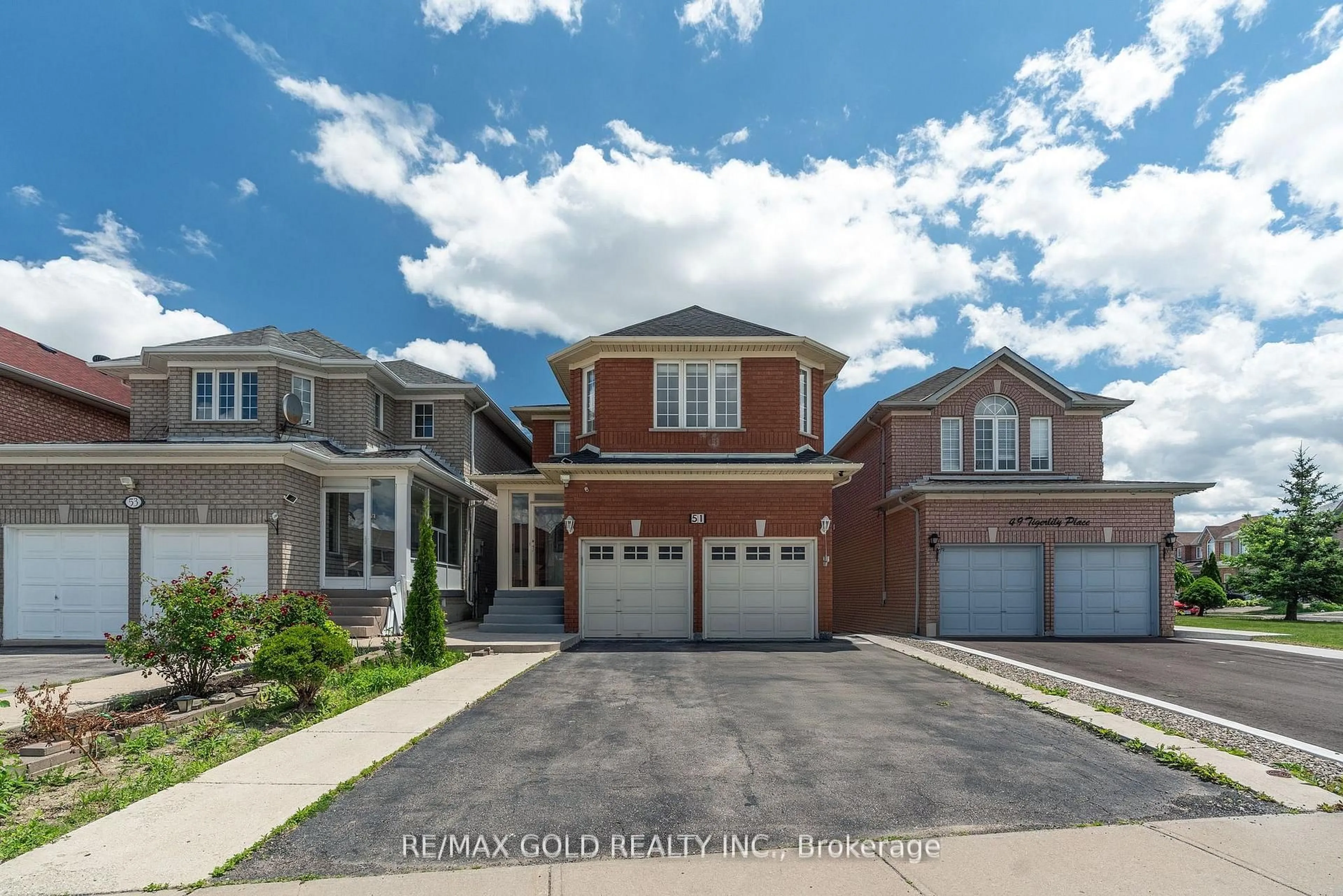 Home with brick exterior material, street for 51 Tigerlily Pl, Brampton Ontario L6R 2C8
