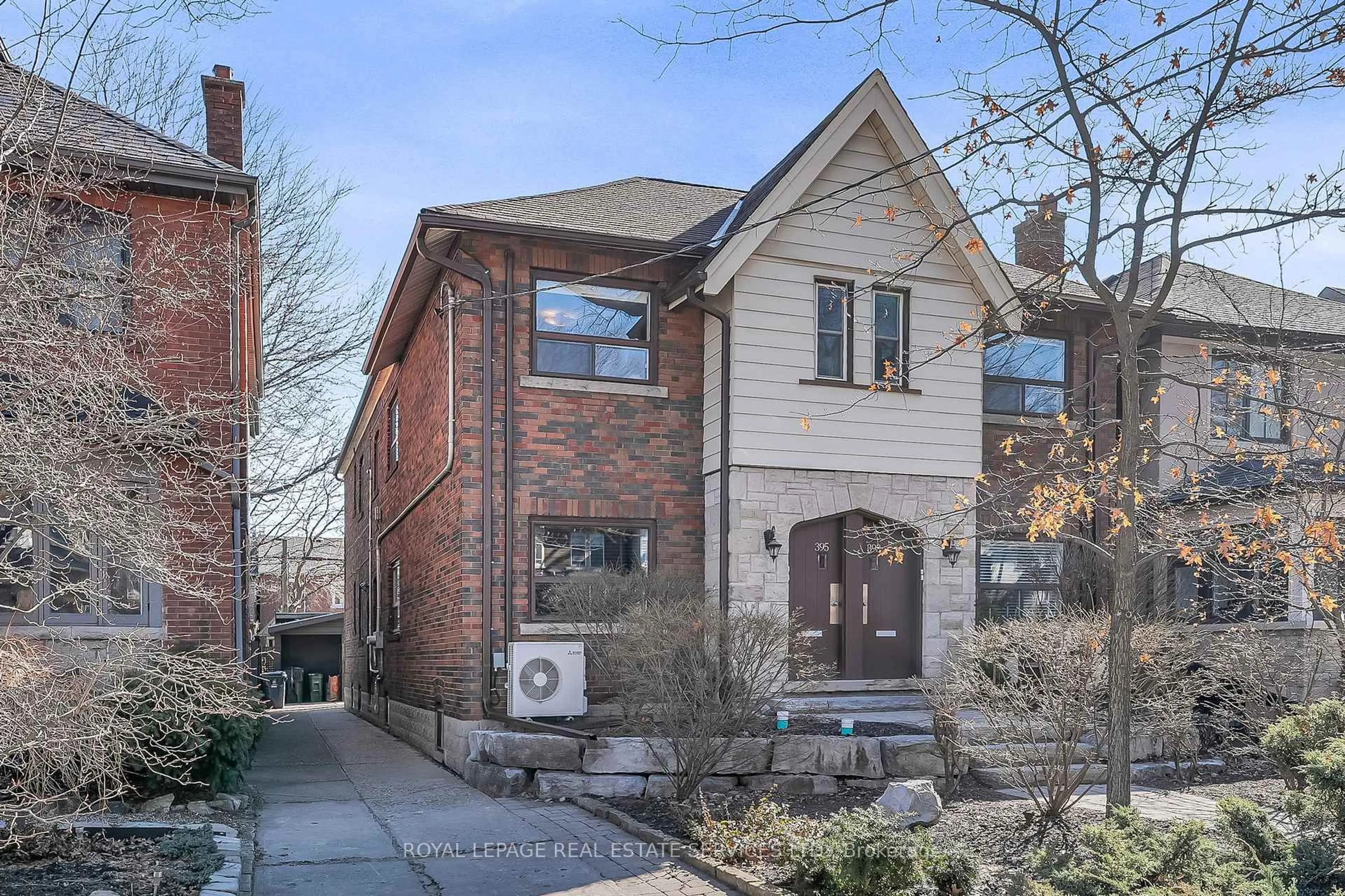 Home with brick exterior material, street for 393* Willard Ave, Toronto Ontario M6S 3R4