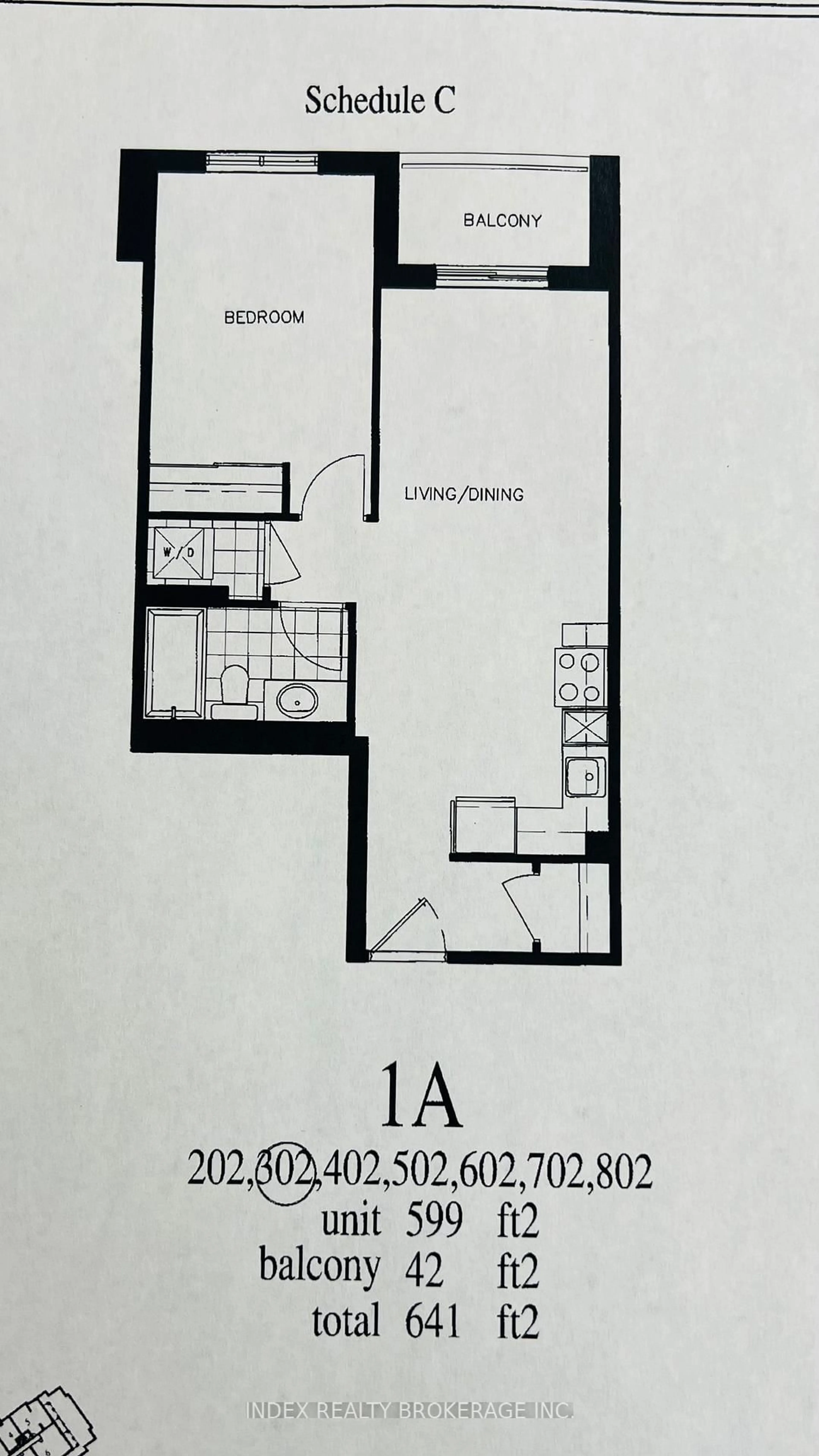 Floor plan for 225 Malta Ave #302, Brampton Ontario L6Y 6L6