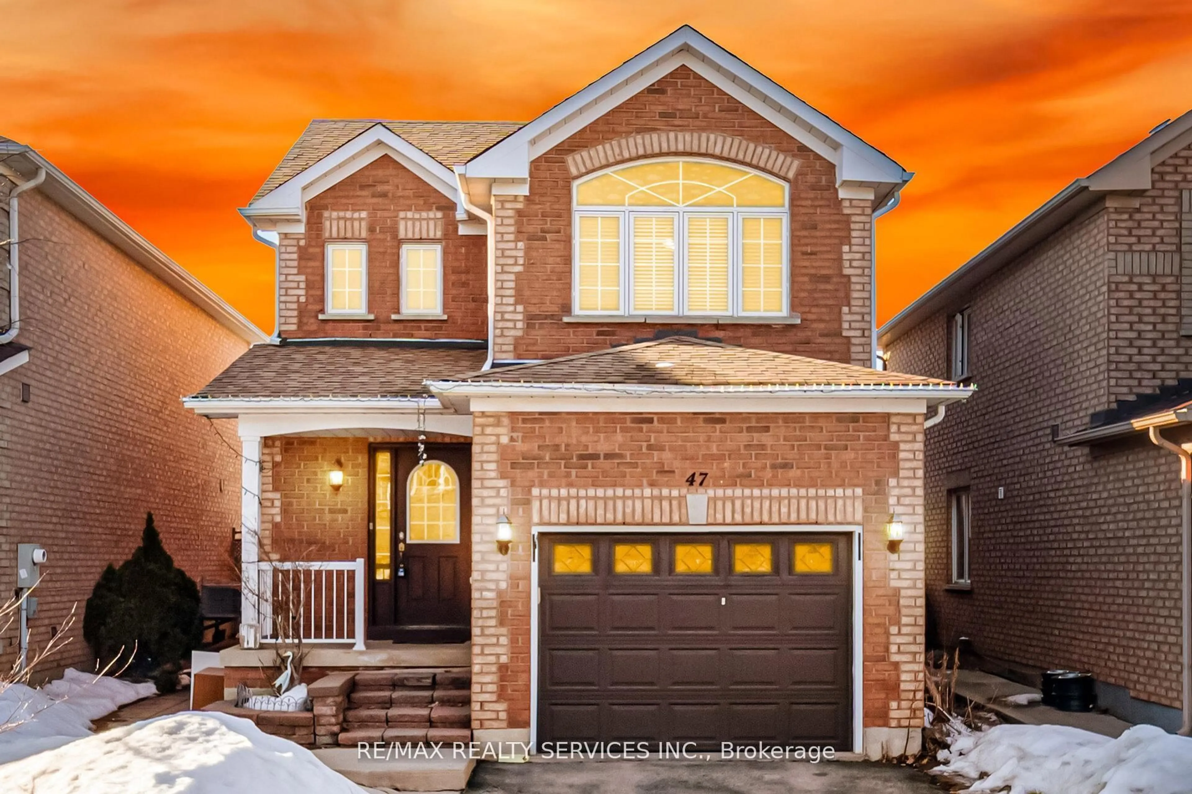 Home with brick exterior material, street for 47 Twin Pines Cres, Brampton Ontario L7A 1M8