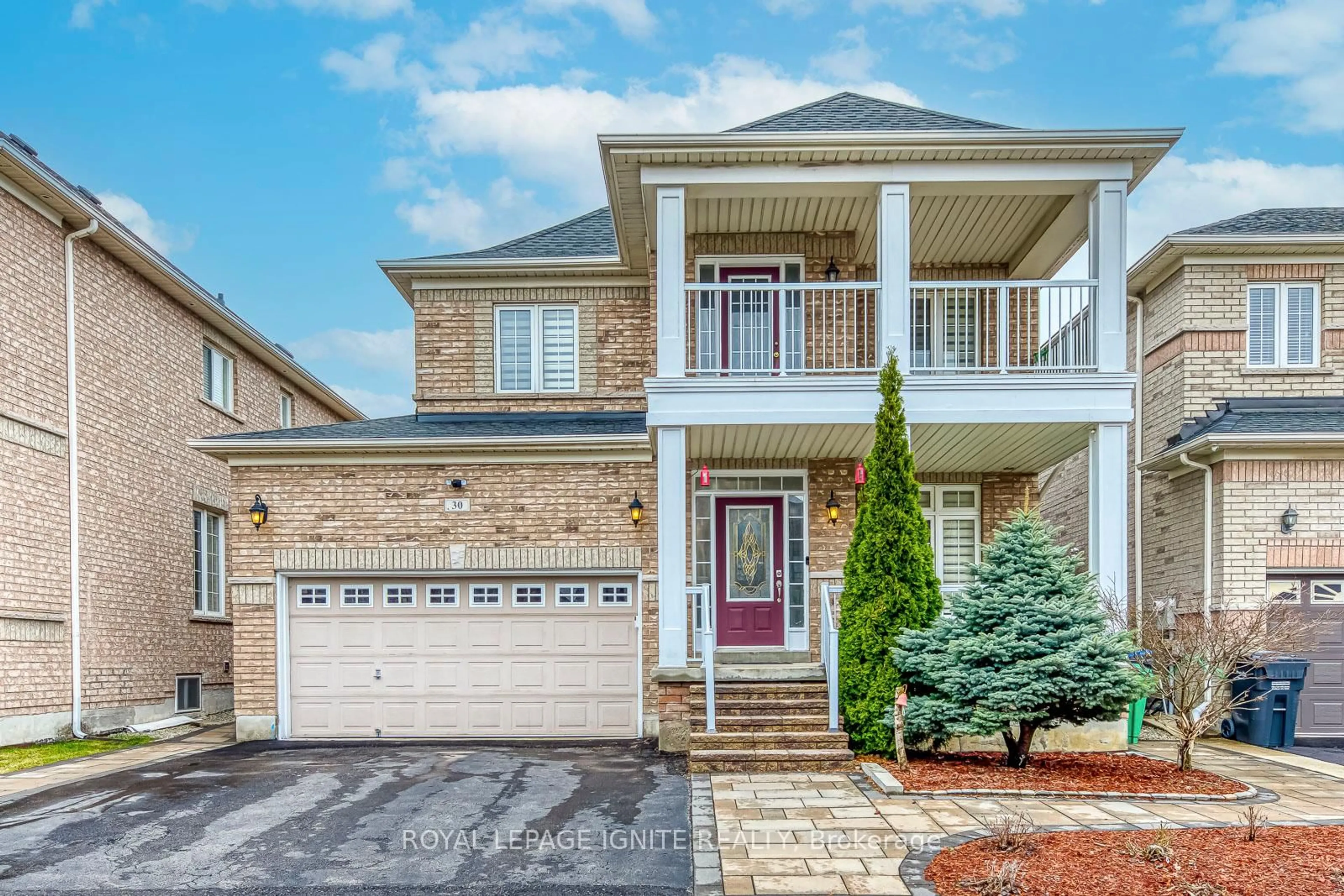 Home with brick exterior material, street for 30 Streamline Dr, Brampton Ontario L6V 4T2