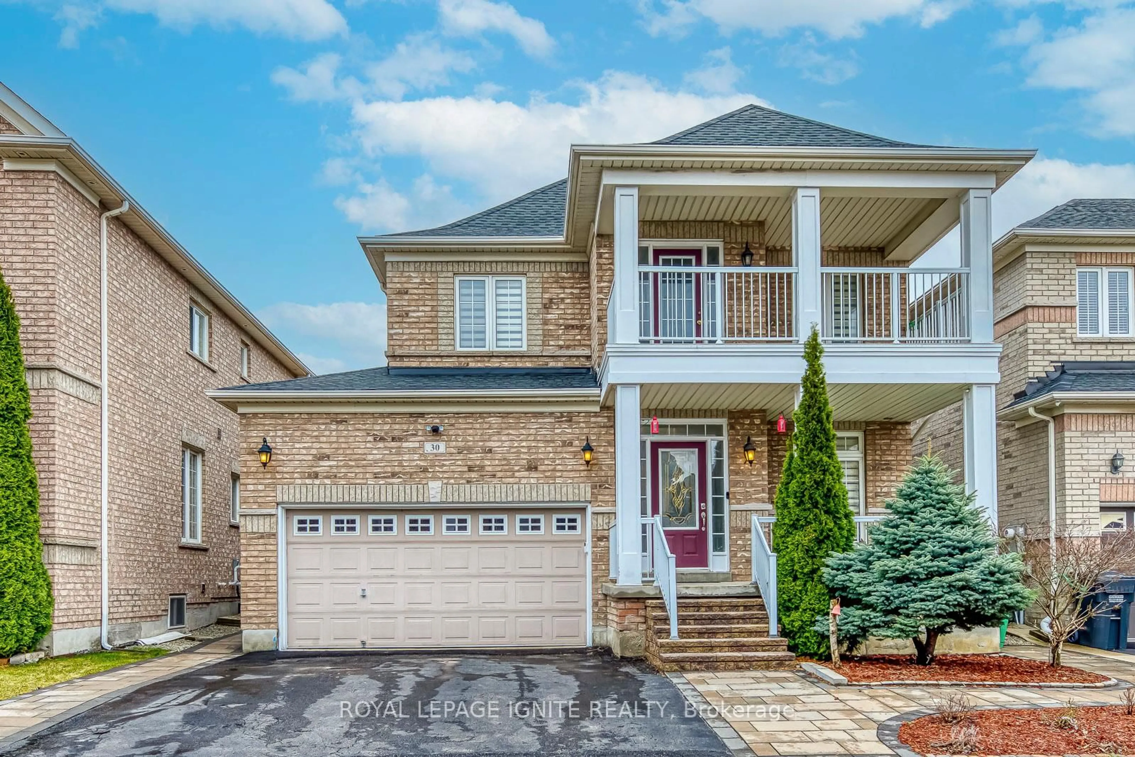 Home with brick exterior material, street for 30 Streamline Dr, Brampton Ontario L6V 4T2