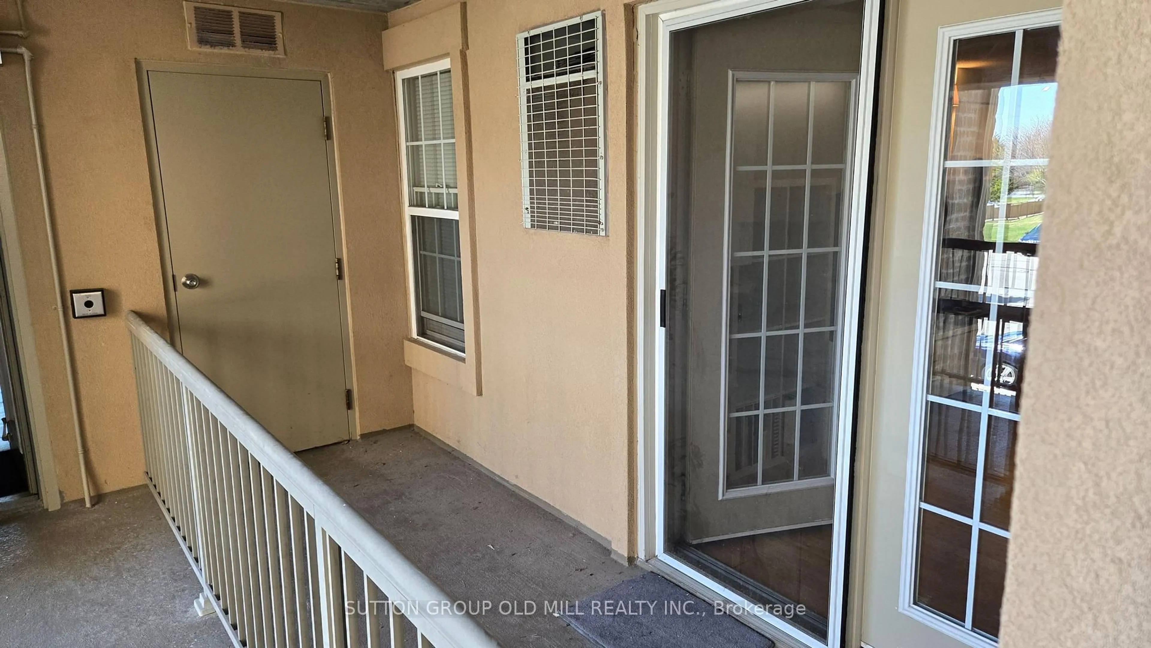 Balcony in the apartment, street for 1470 Bishops Gate #208, Oakville Ontario L6M 4N2