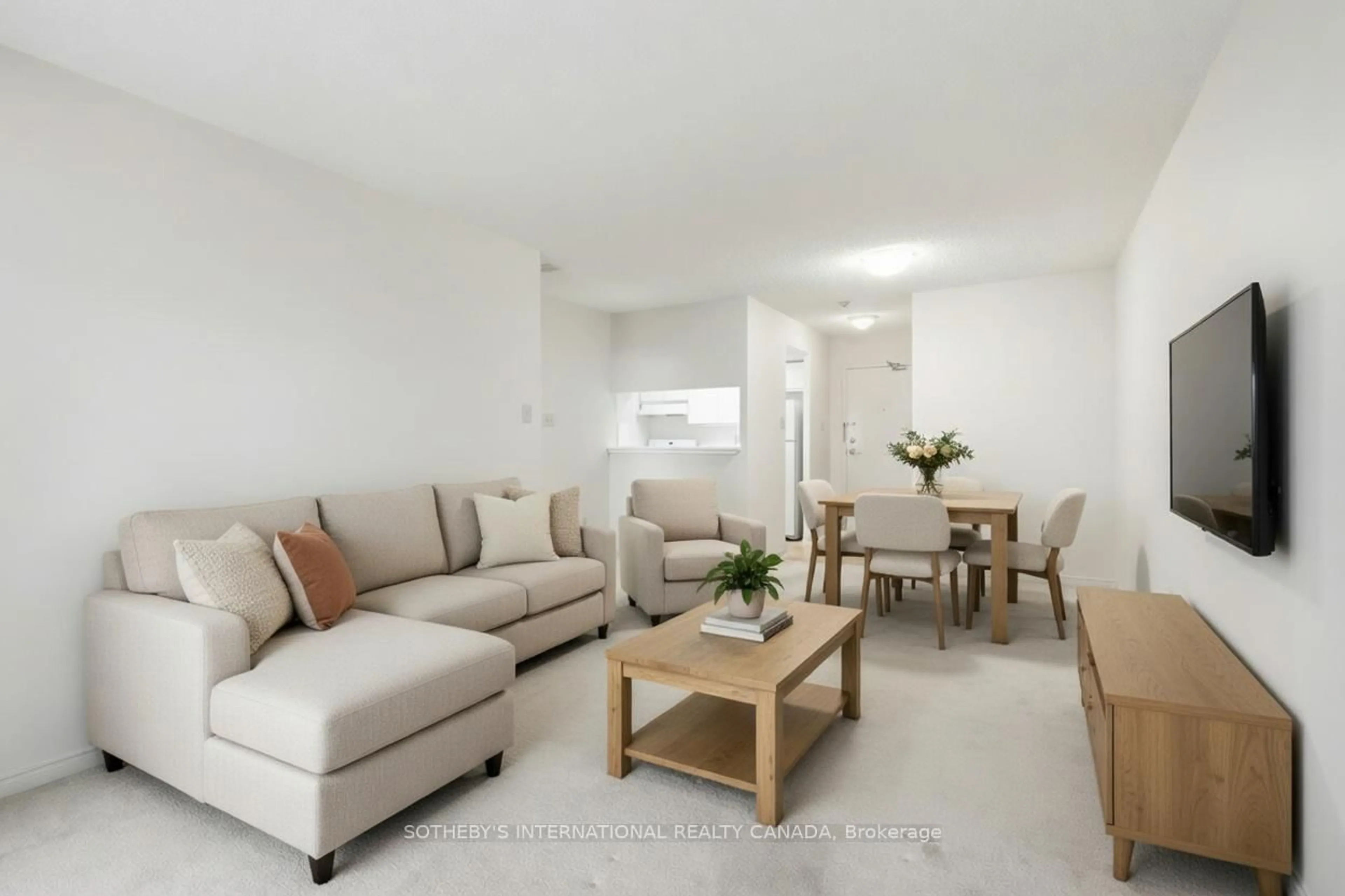 Living room with furniture, unknown for 75 King St #1709, Mississauga Ontario L5A 4G5