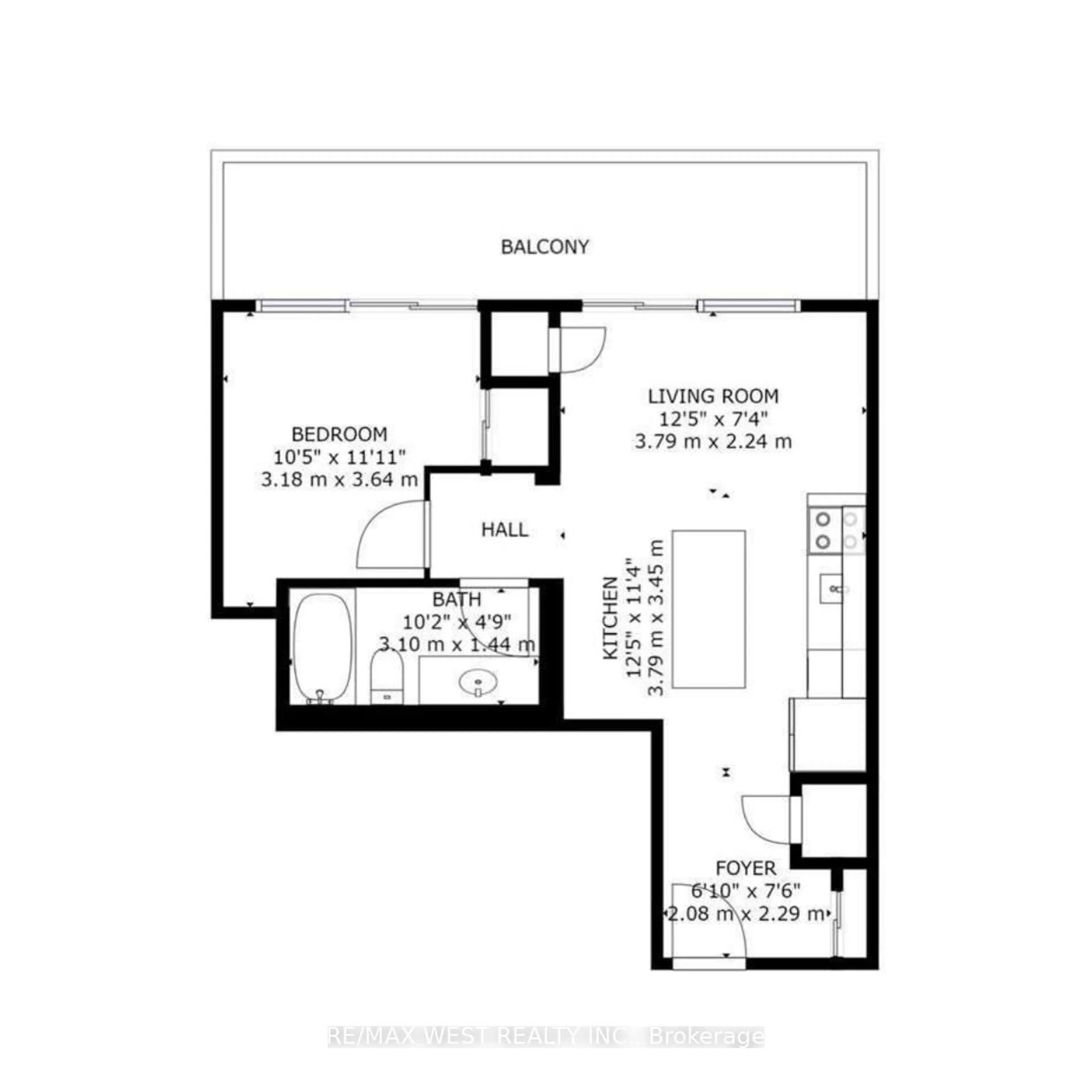 Floor plan for 33 Shore Breeze Dr #802, Toronto Ontario M8V 1A1