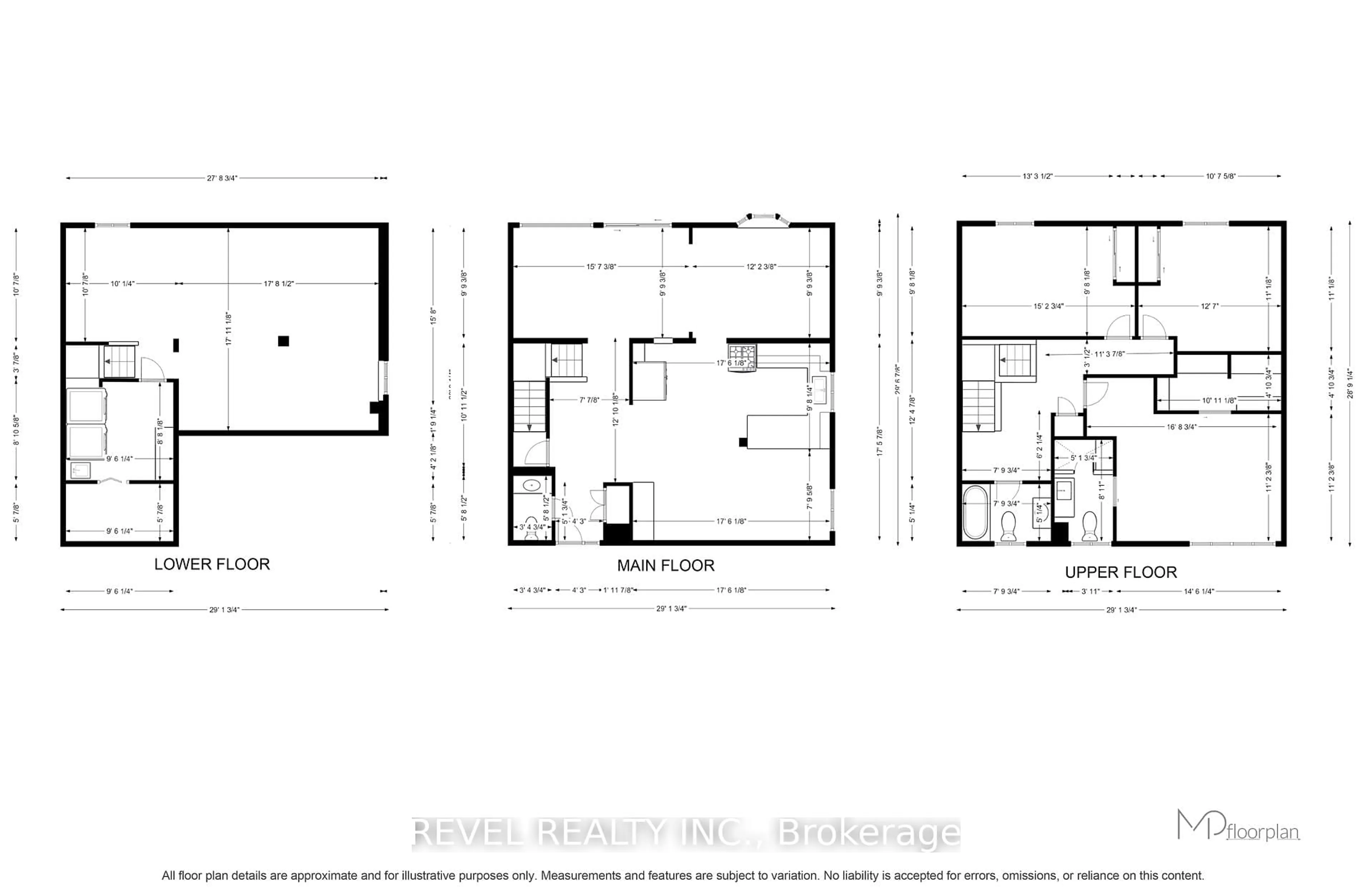 Floor plan for 477 Bell St, Milton Ontario L9T 4R6