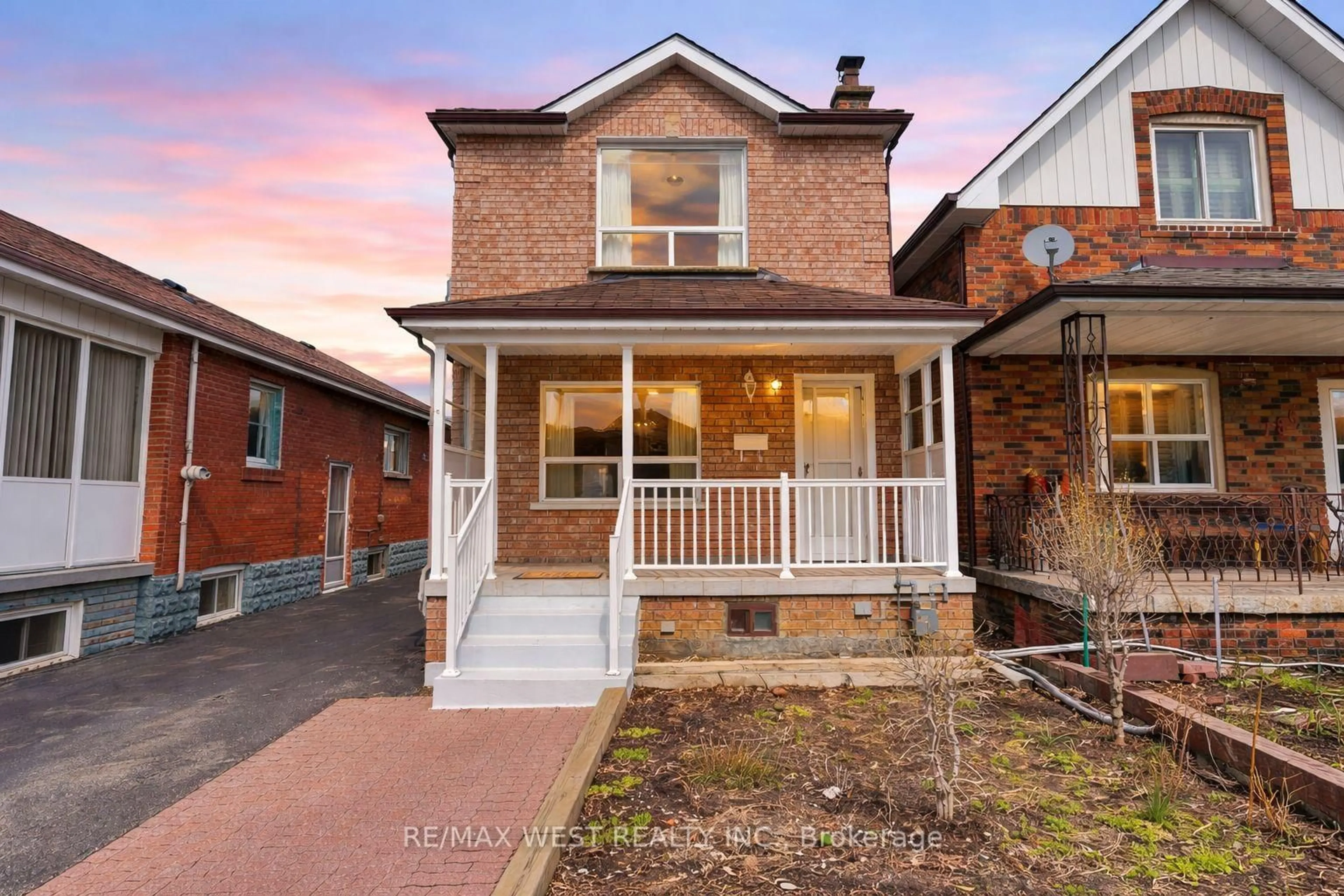 Home with brick exterior material, street for 190 Belgravia Ave, Toronto Ontario M6E 2M7