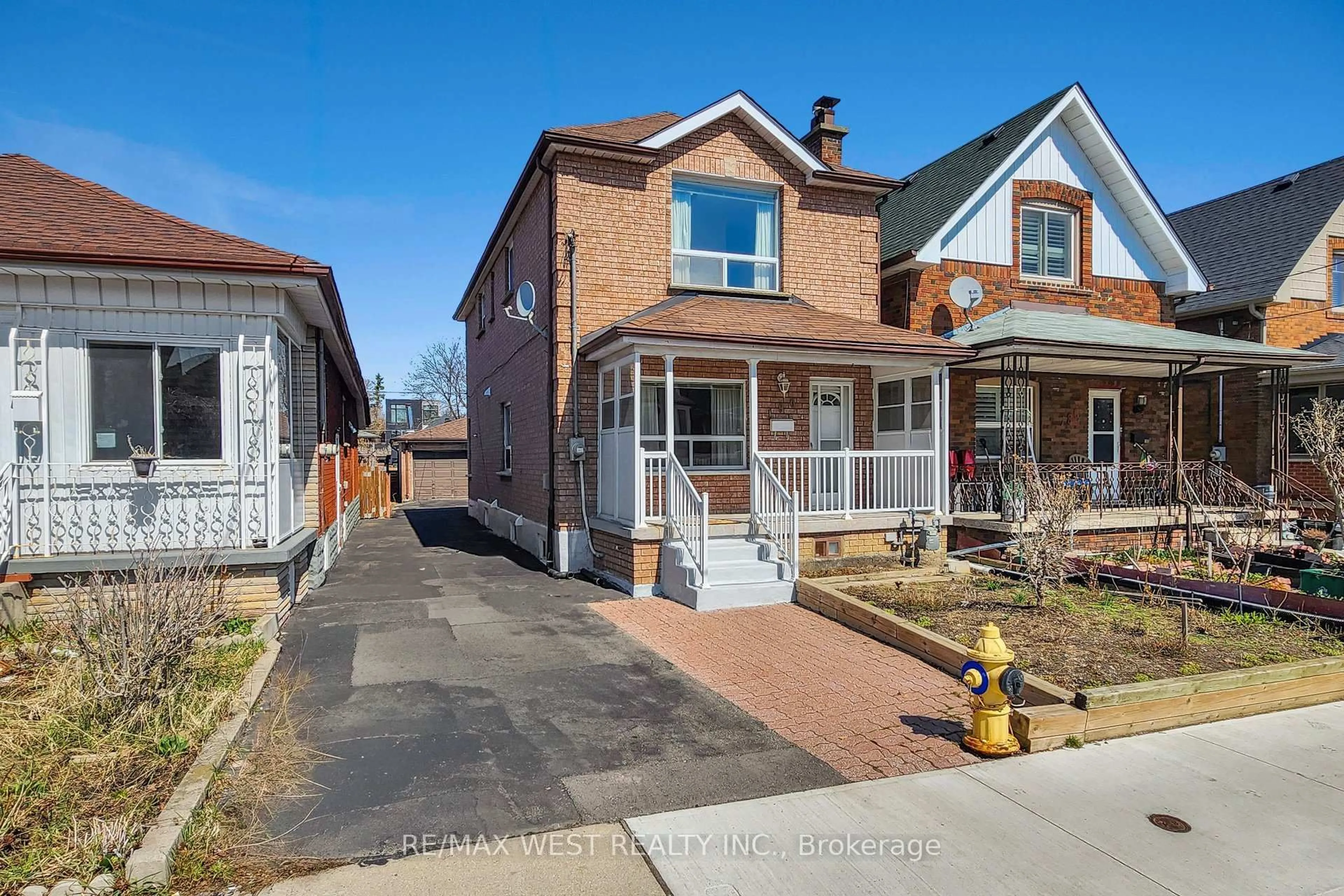 Home with brick exterior material, street for 190 Belgravia Ave, Toronto Ontario M6E 2M7
