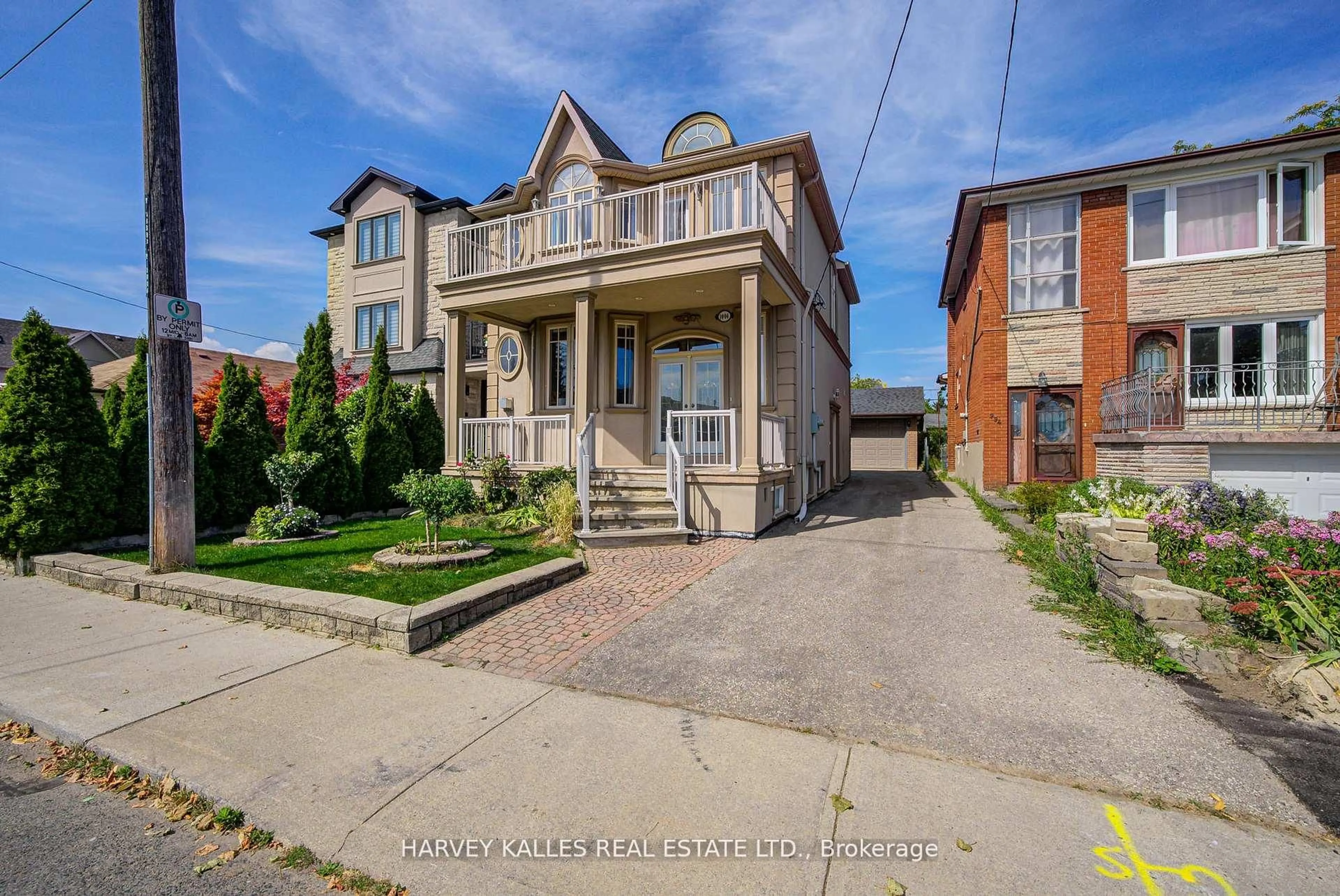 Home with brick exterior material, street for 1006 Briar Hill Ave, Toronto Ontario M6B 1M3
