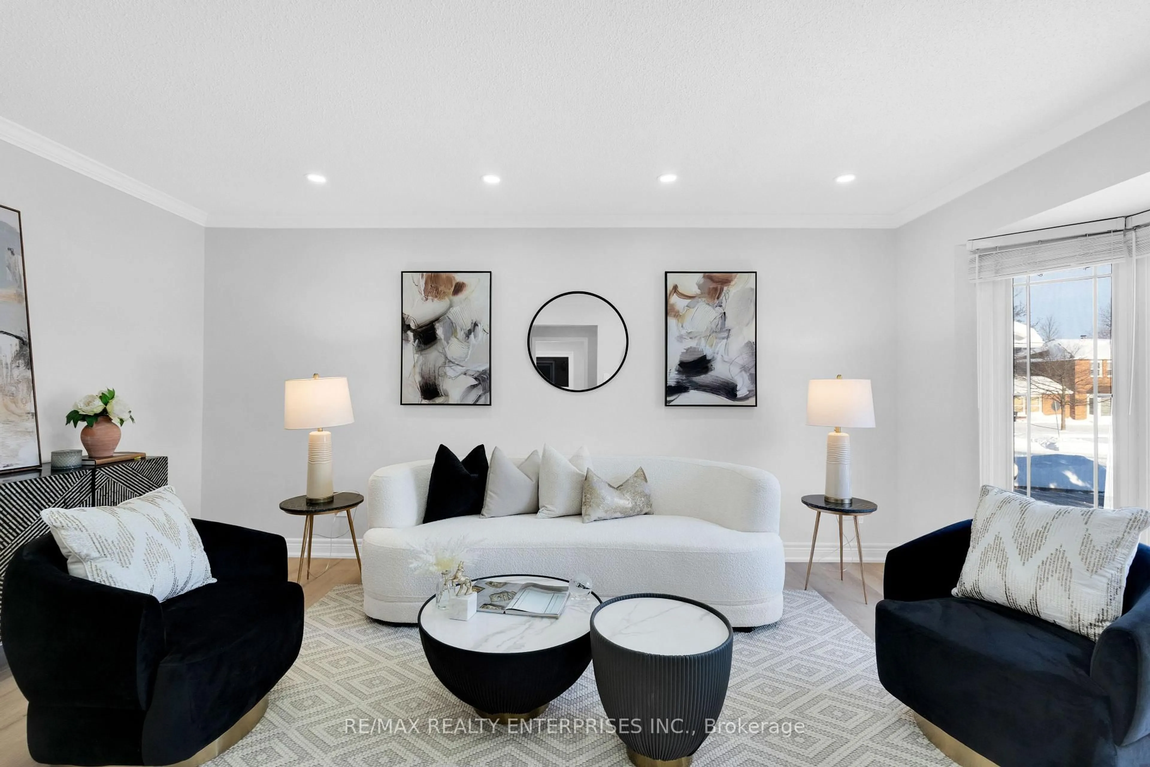 Living room with furniture, unknown for 25 Porteous Circ, Brampton Ontario L6S 5C1