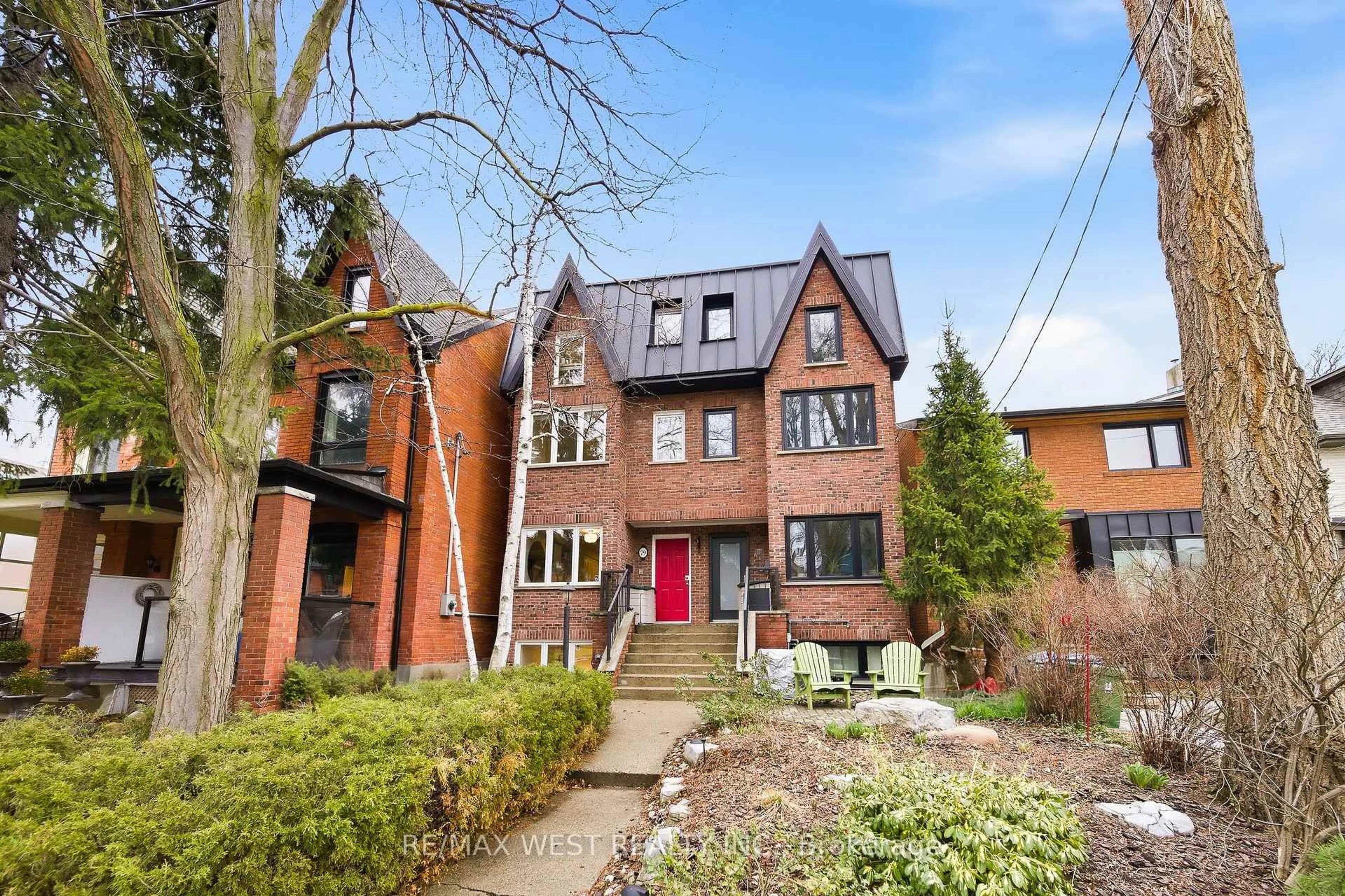 Home with brick exterior material, street for 79 Laws St, Toronto Ontario M6P 2Y8