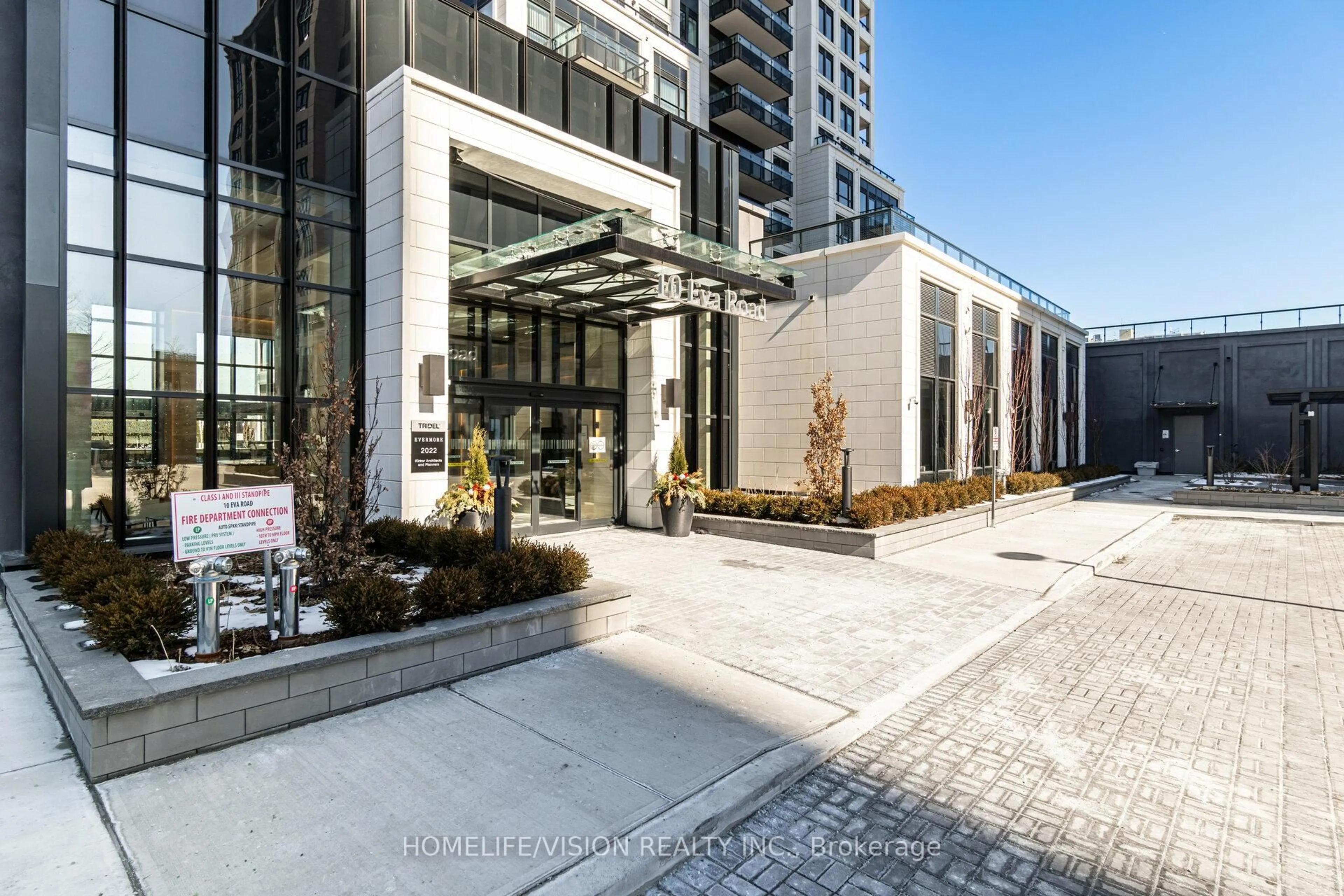 Indoor foyer for 10 Eva Rd #PH06, Toronto Ontario M9C 0B3
