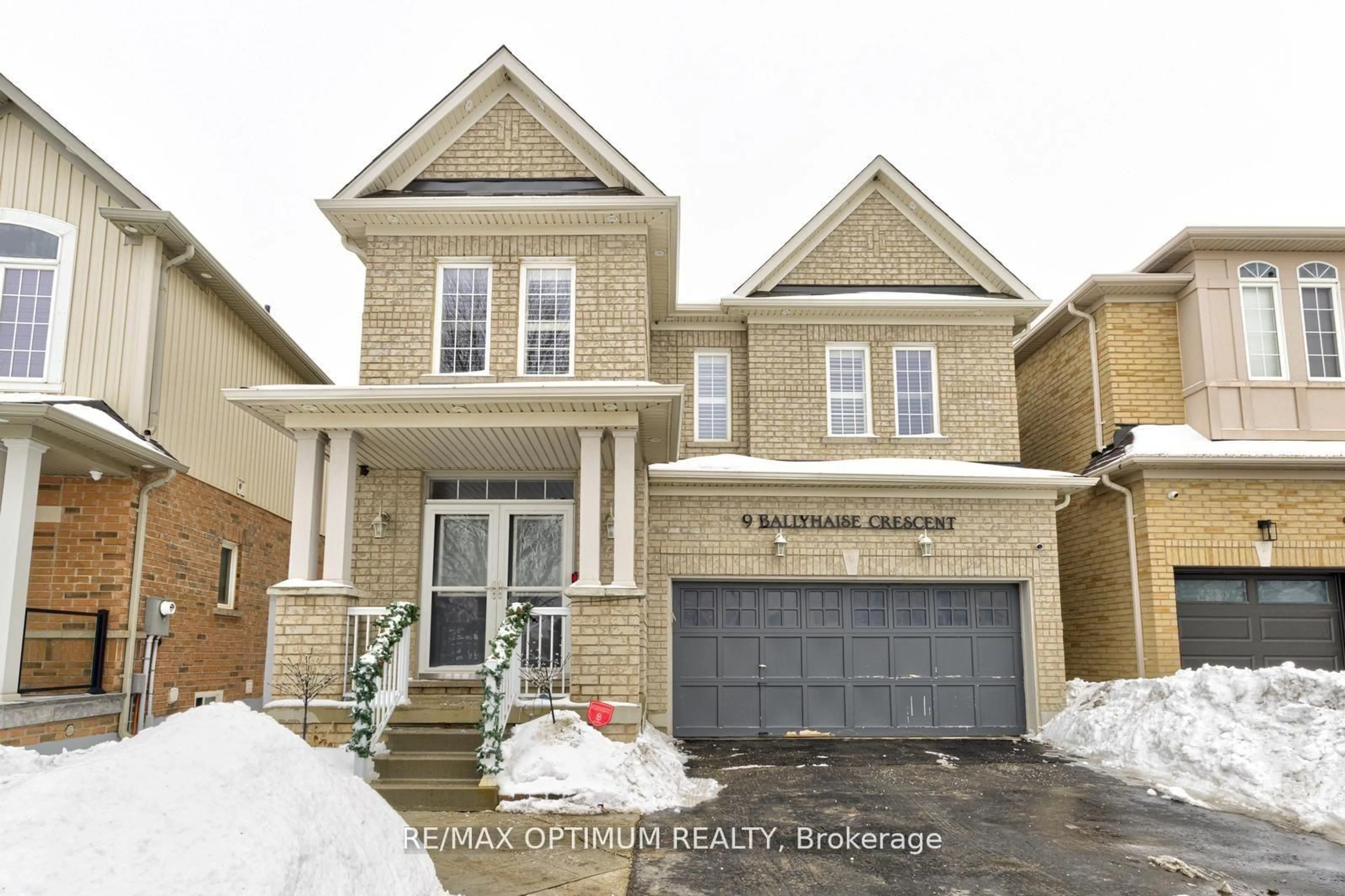 Home with brick exterior material, street for 9 Ballyhaise Cres, Brampton Ontario L6X 0Y2