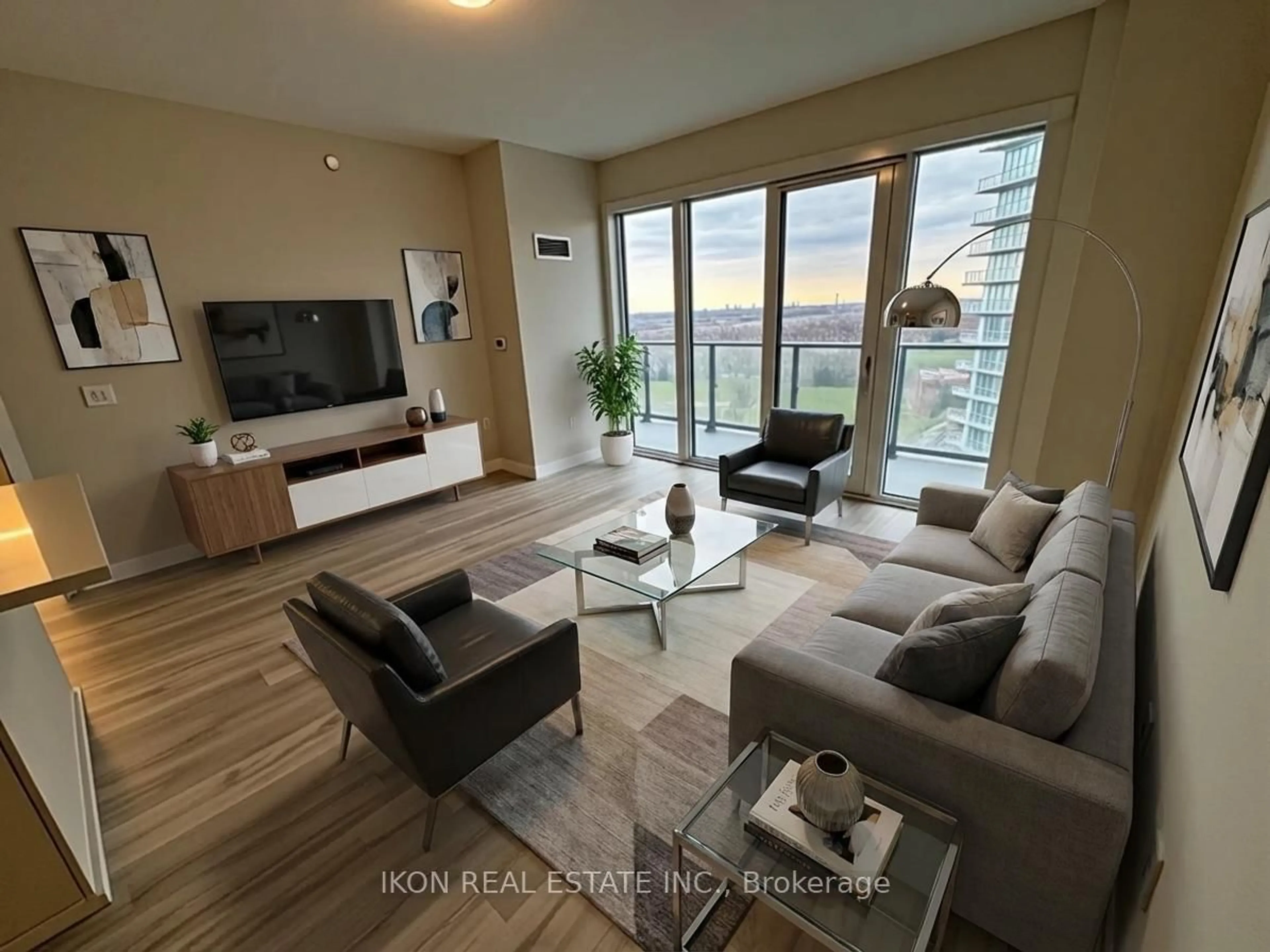 Living room with furniture, unknown for 4675 Metcalfe Ave #1804, Mississauga Ontario L5M 0Z8