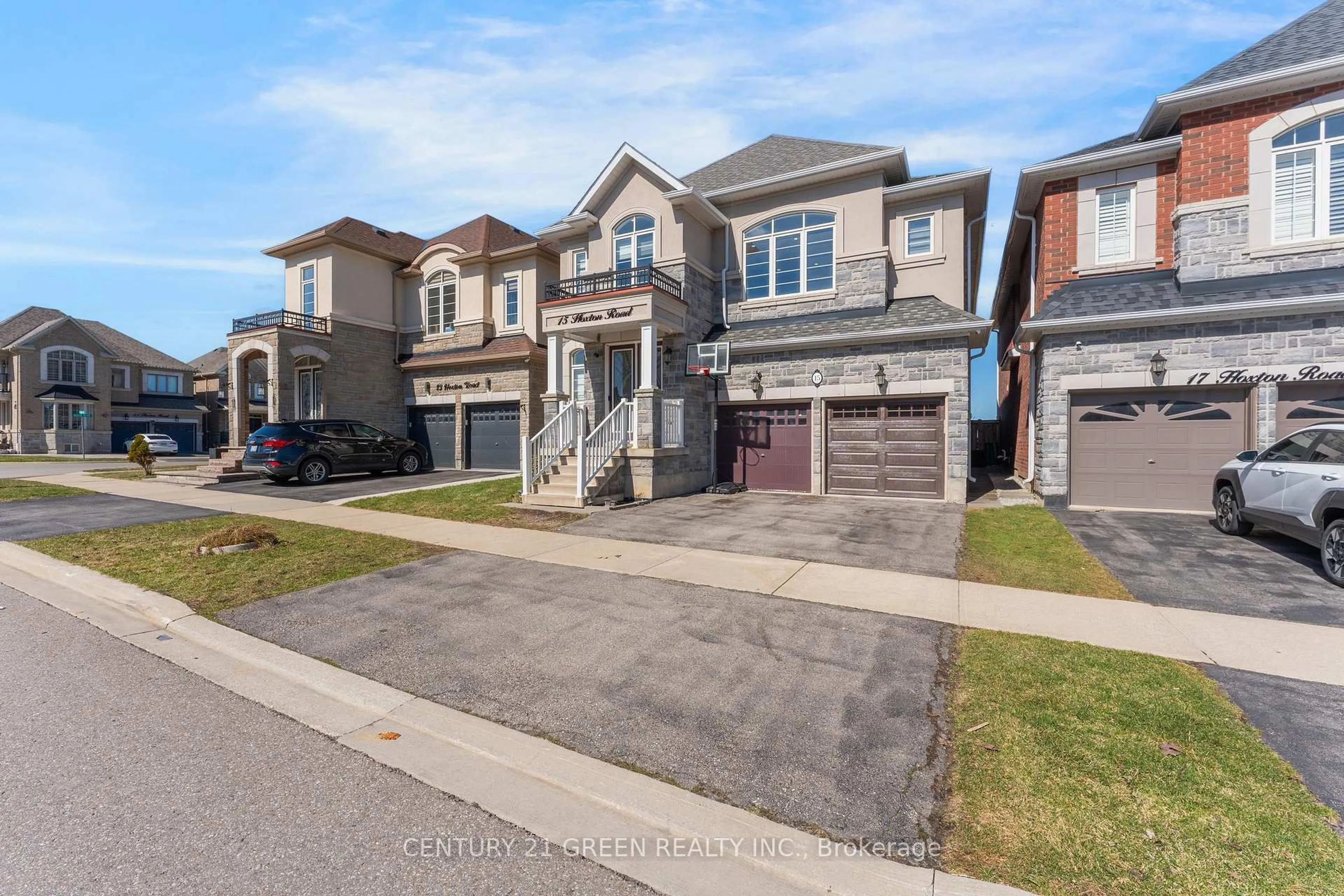 Home with brick exterior material, street for 15 Hoxton Rd, Brampton Ontario L7A 0B6