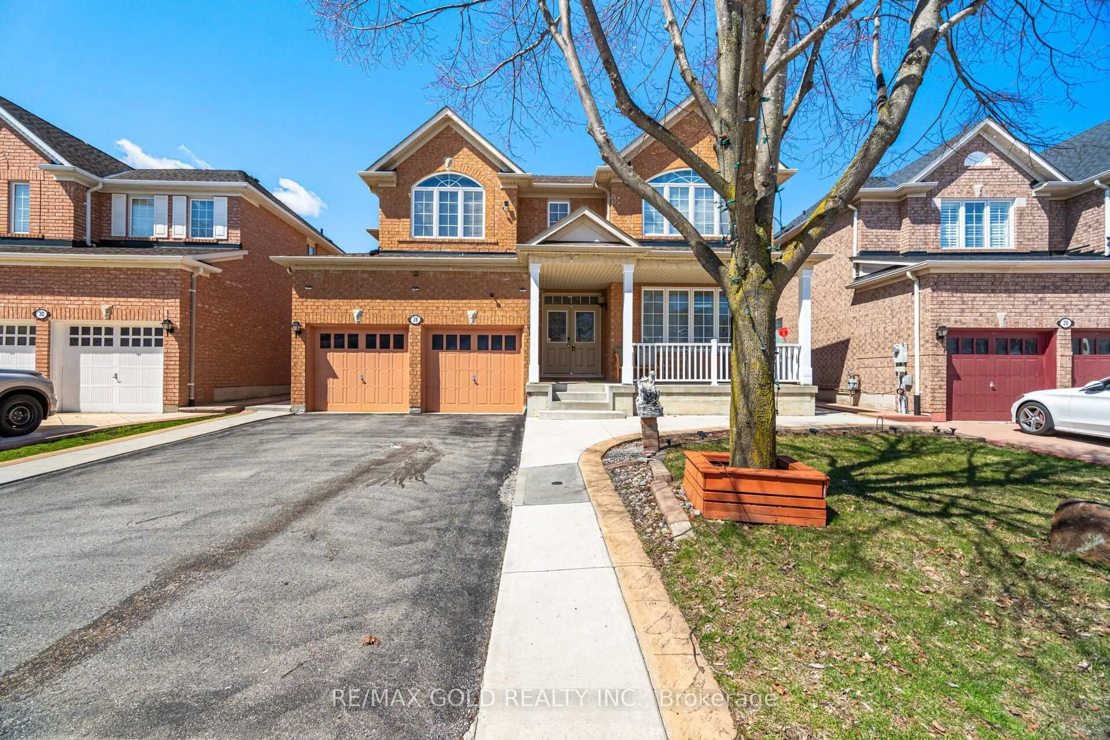 Home with brick exterior material, street for 28 Latania Blvd, Brampton Ontario L6P 1S9