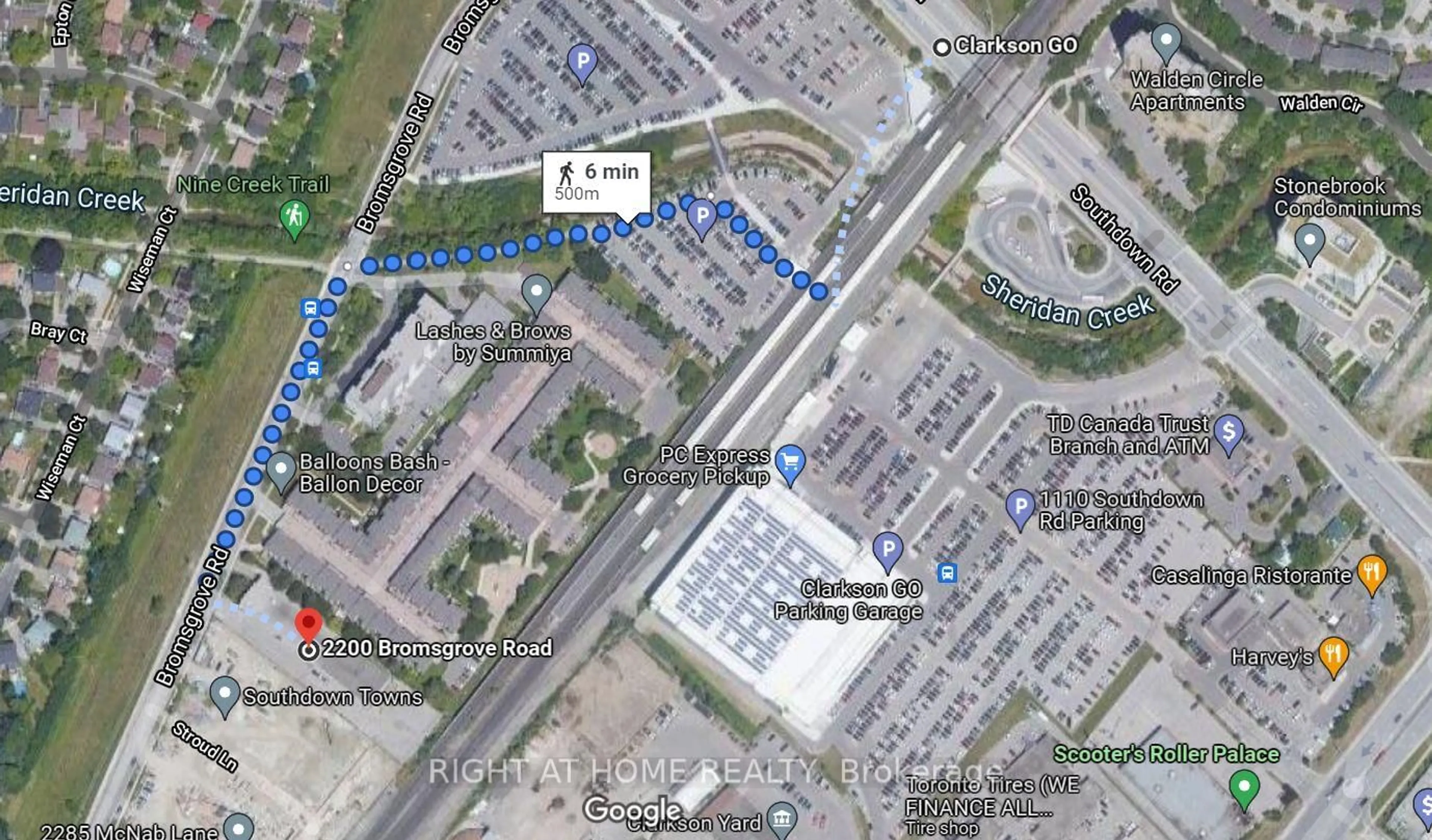 Picture of a map for 1165 Journeyman Lane #112, Mississauga Ontario L5J 0B6