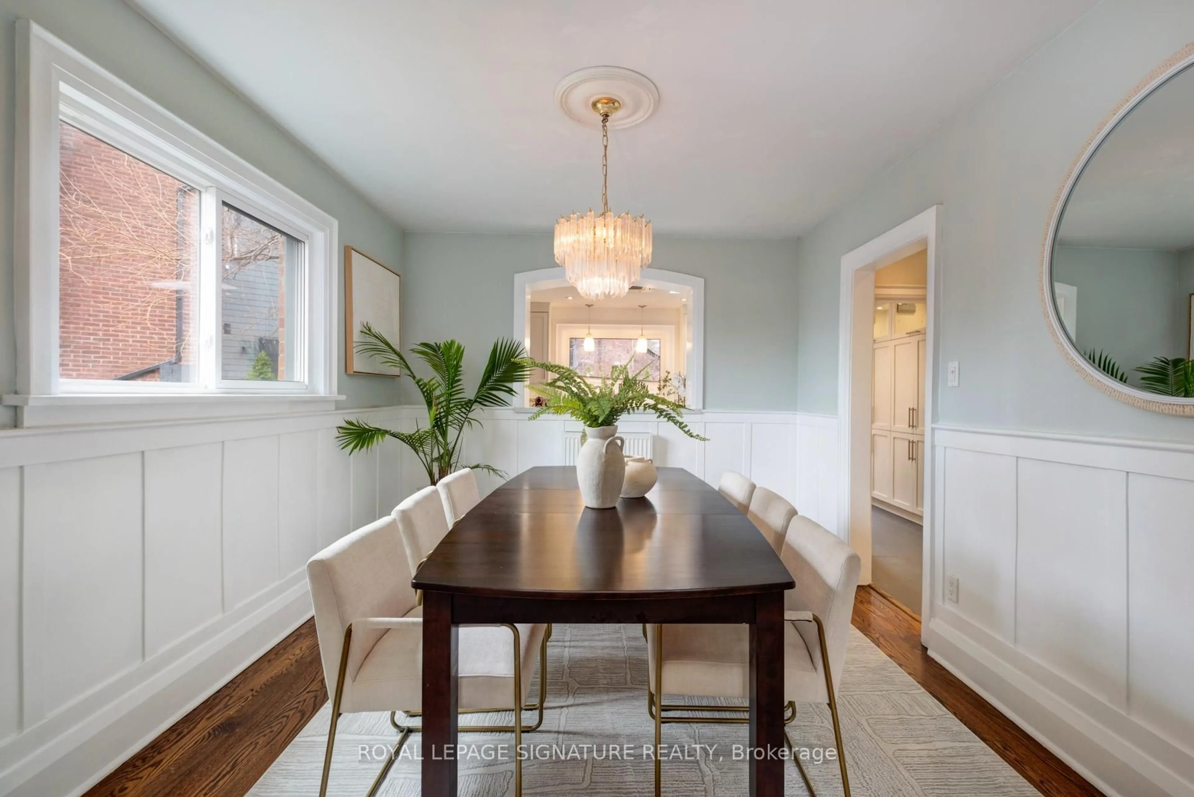 Dining room, wood/laminate floor for 562 Indian Rd, Toronto Ontario M6P 2C2