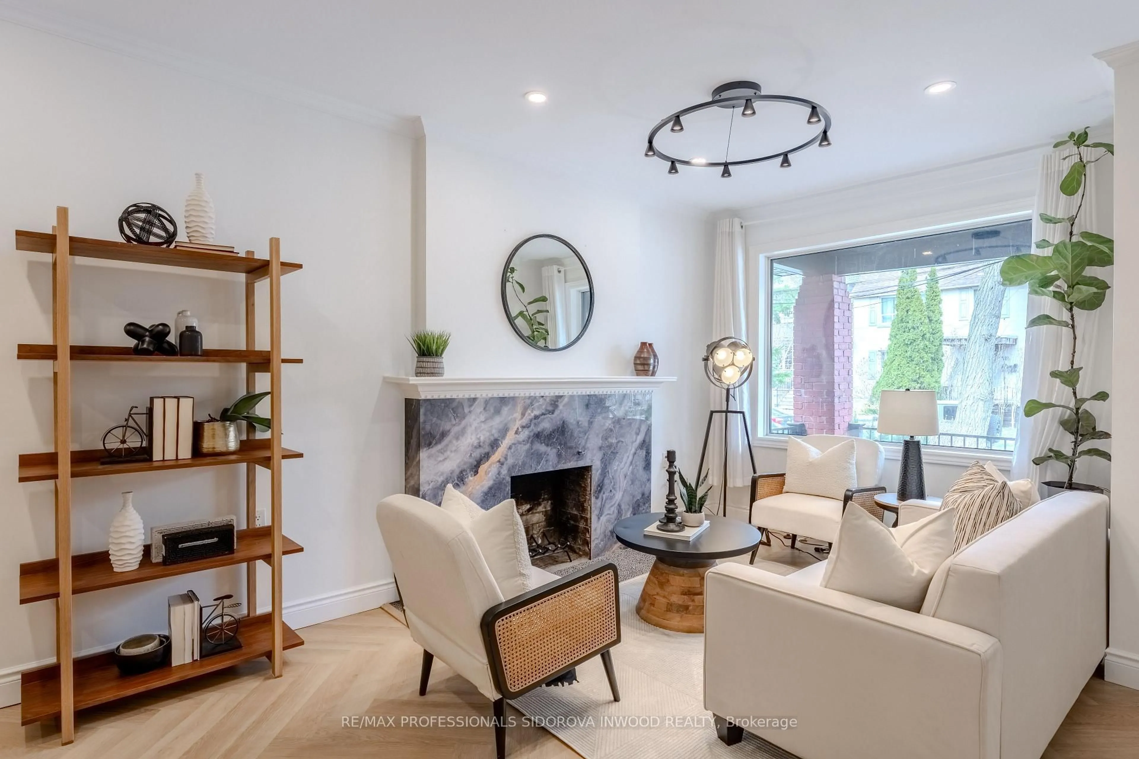 Living room with furniture, unknown for 25 Warren Cres, Toronto Ontario M6S 4S1