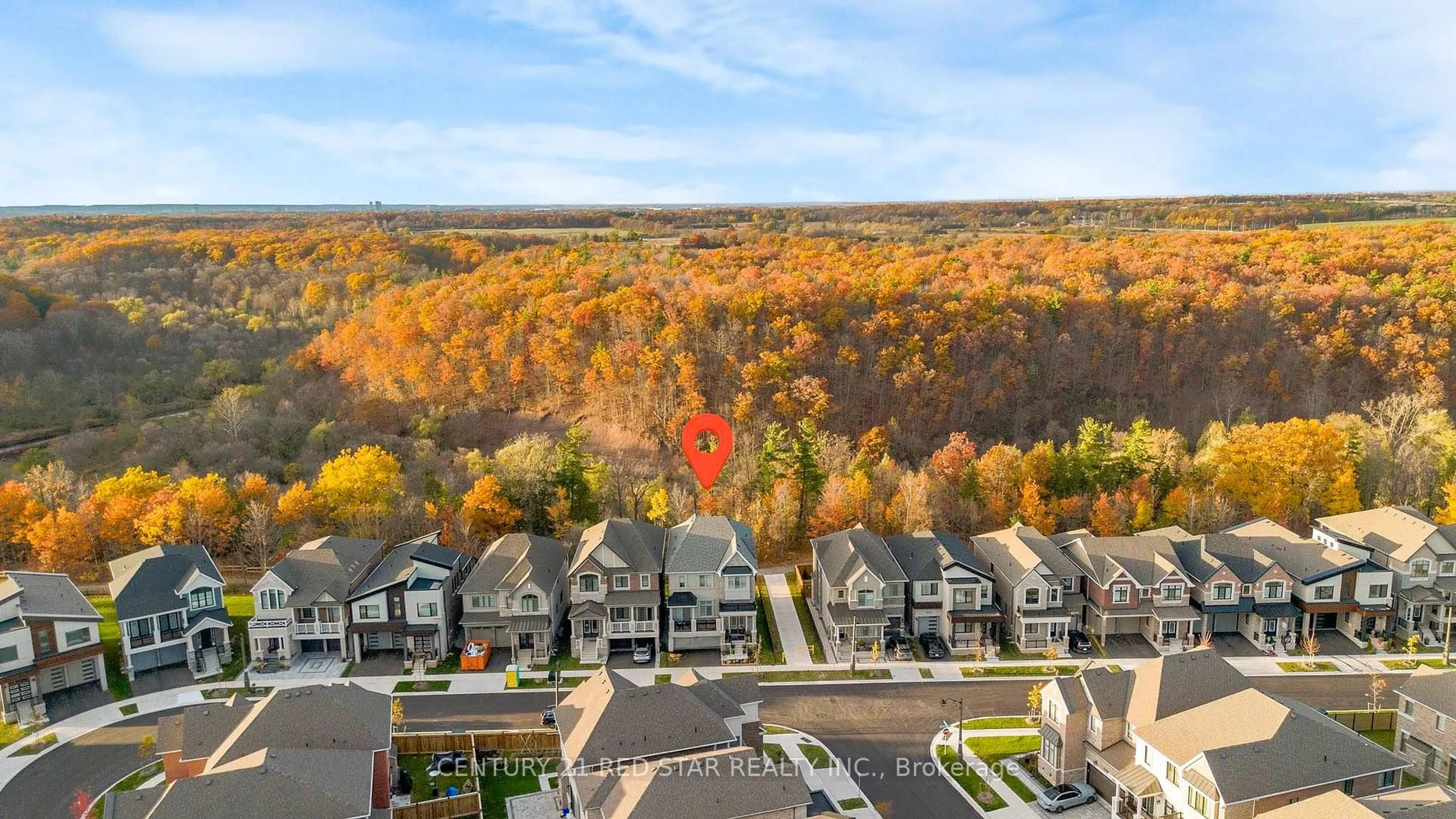 A pic from outside/outdoor area/front of a property/back of a property/a pic from drone, unknown for 3251 Harasym Tr, Oakville Ontario L6M 5N6